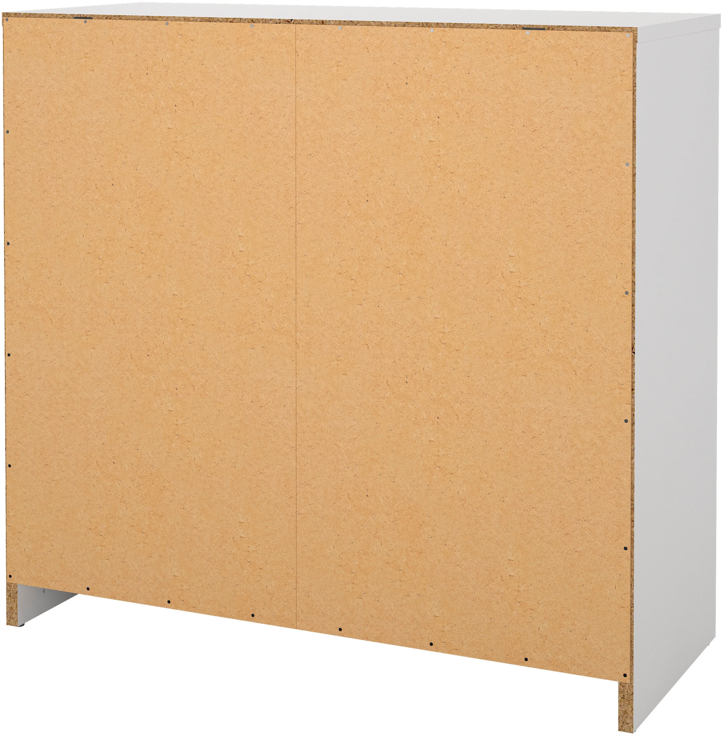 Home affaire Schubkastenkommode Stauraum, Knopfgriffe, einfache Selbstmontage, 72,4 x 68,3 x 30,1 cm