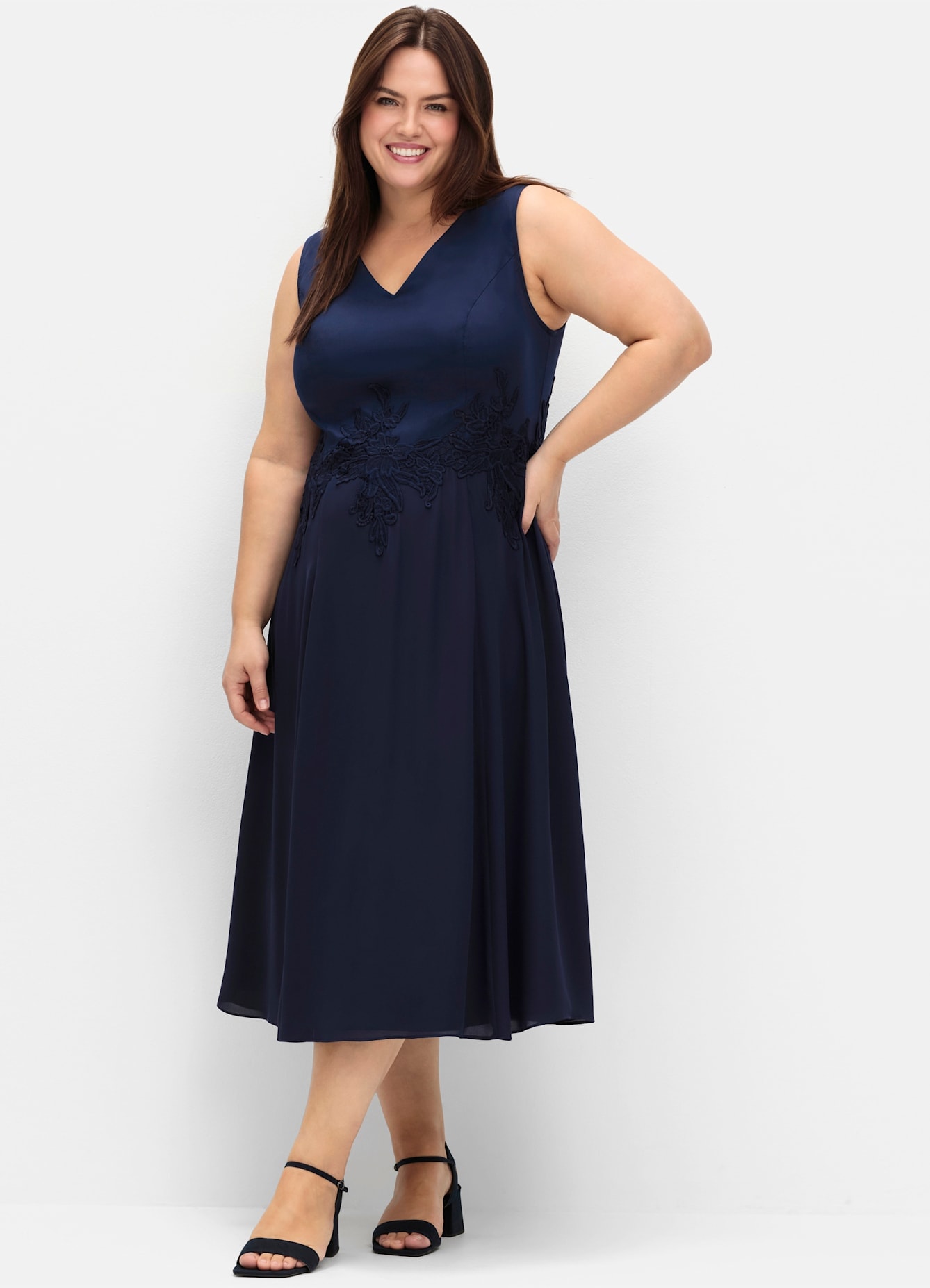Sheego Cocktailkleid "Cocktailkleid"