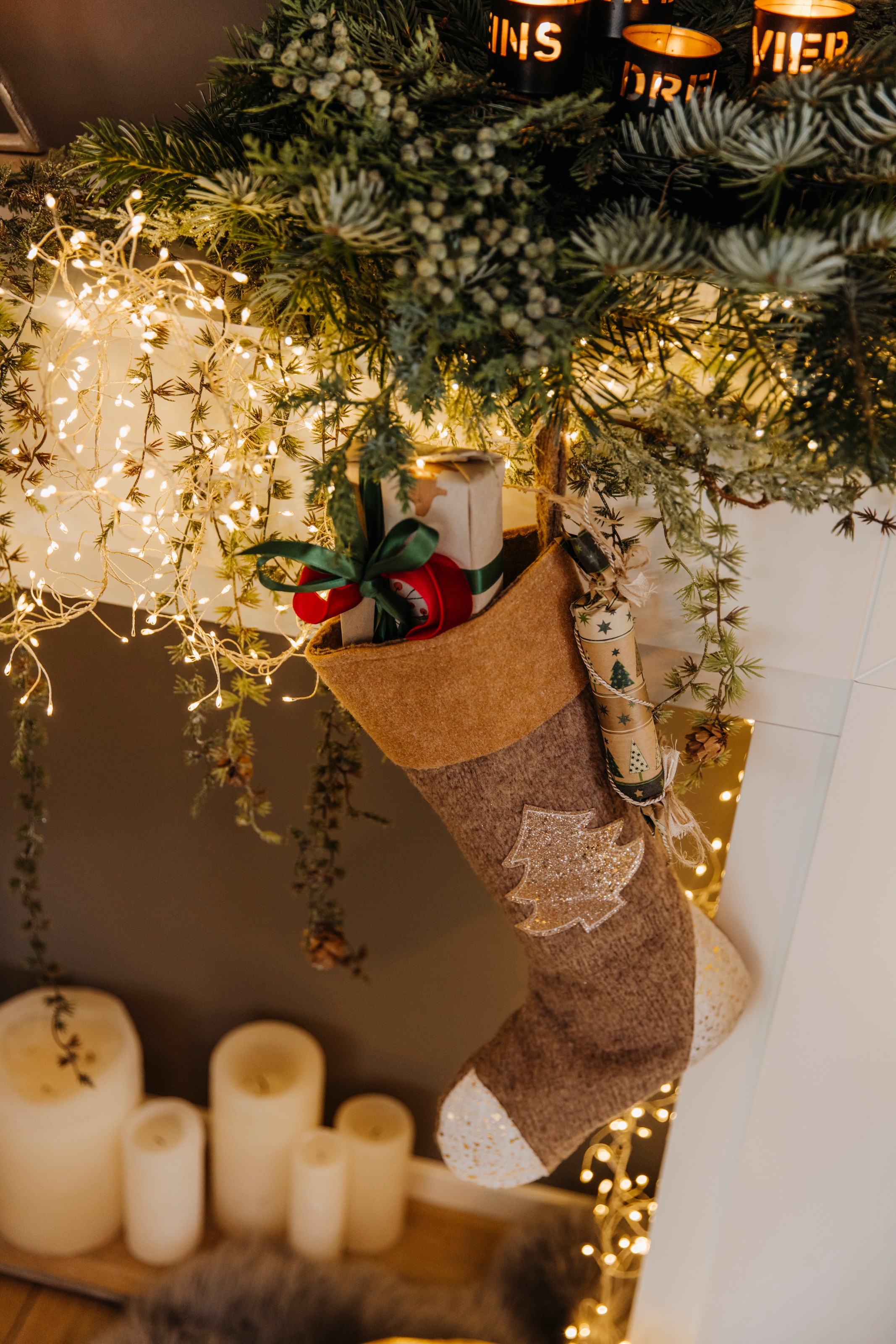 cm Nikolausstiefel Befüllen«, »Socke Home Dekohänger 24x25 | affaire UNIVERSAL Rüschegg, zum Weihnachtsdeko, kaufen