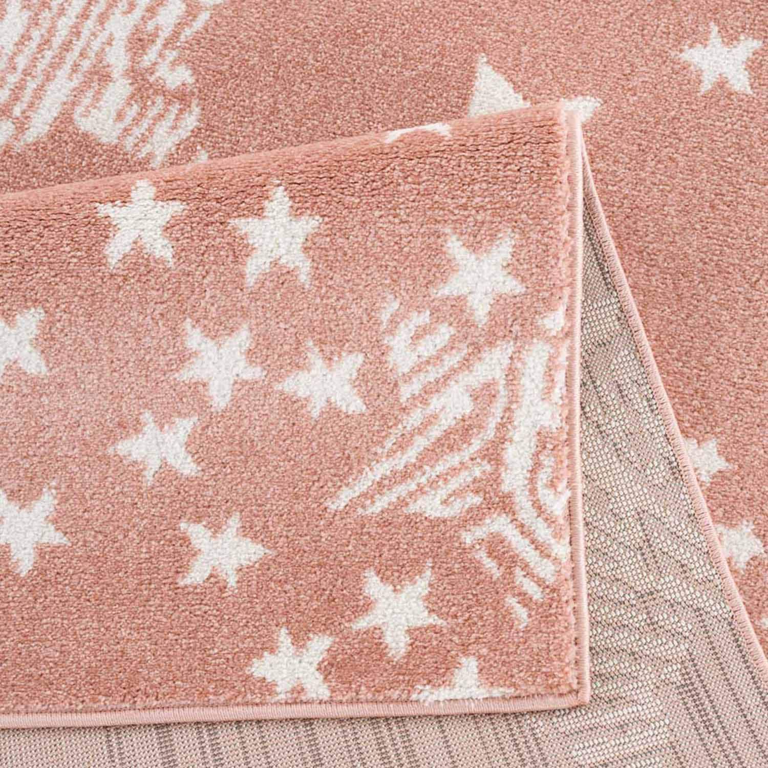 Carpet City Kinderteppich »Anime9387«, rechteckig, 11 mm Höhe, Sternen-Teppich, Weicher Flor, Pflegeleicht, Kinderzimmer