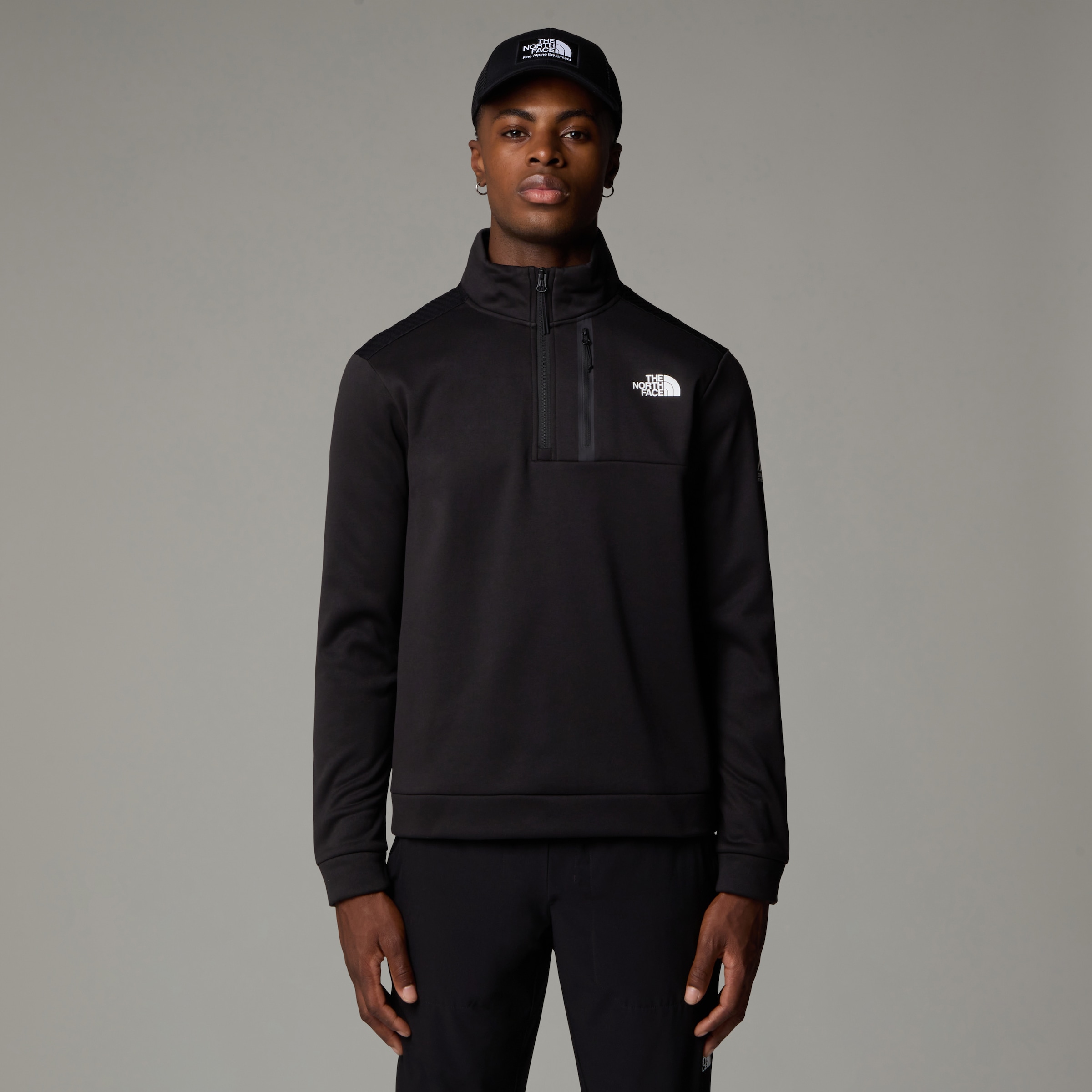 The North Face Sweatshirt »Mountain Athletics Fleece mit 1/4-langem RV für Herren«, (1 tlg.)