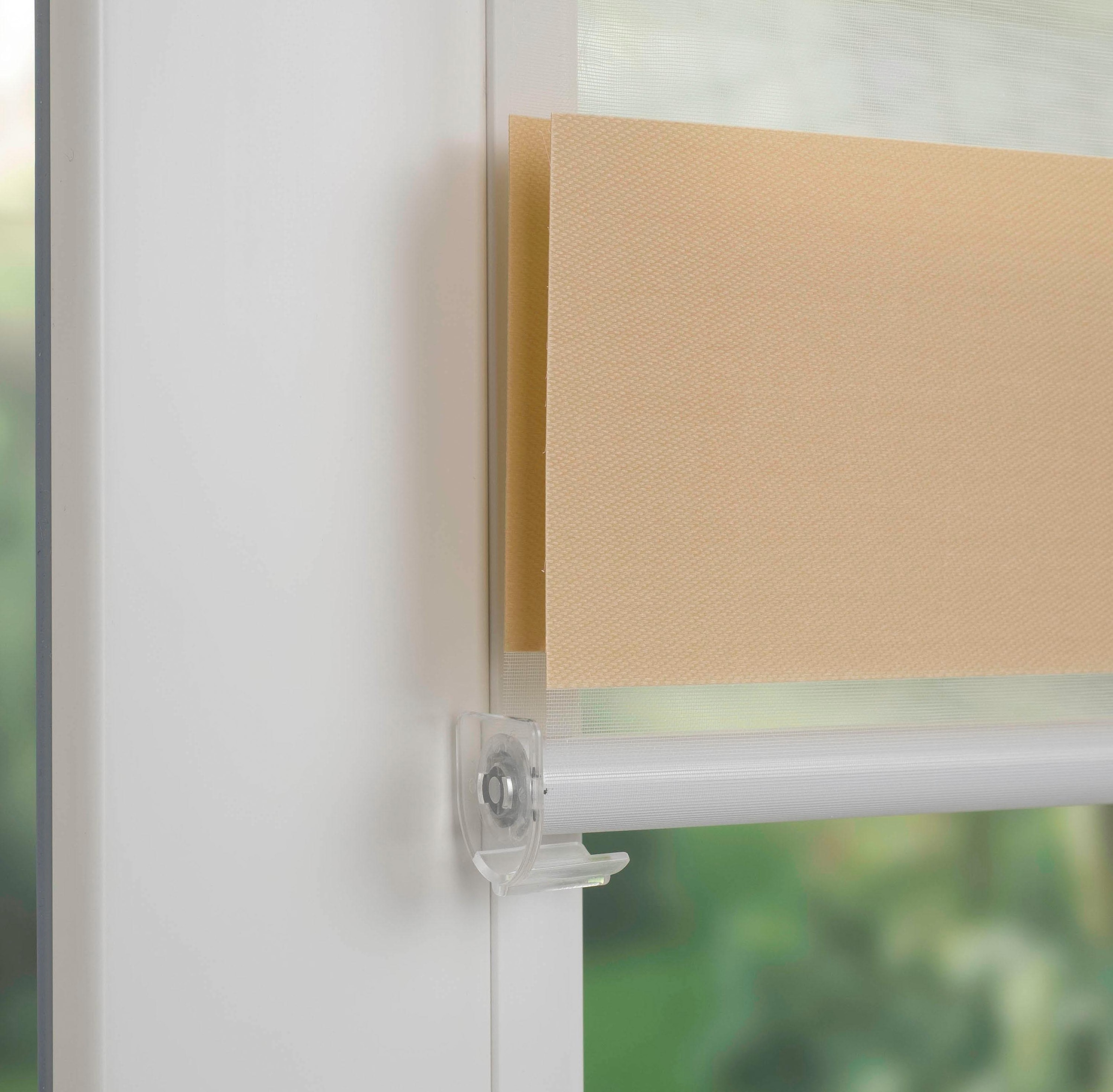 SCHÖNER WOHNEN-Kollektion Doppelrollo »Klemmfix-Doppelrollo« Lichtschutz ohne Bohren freihängend