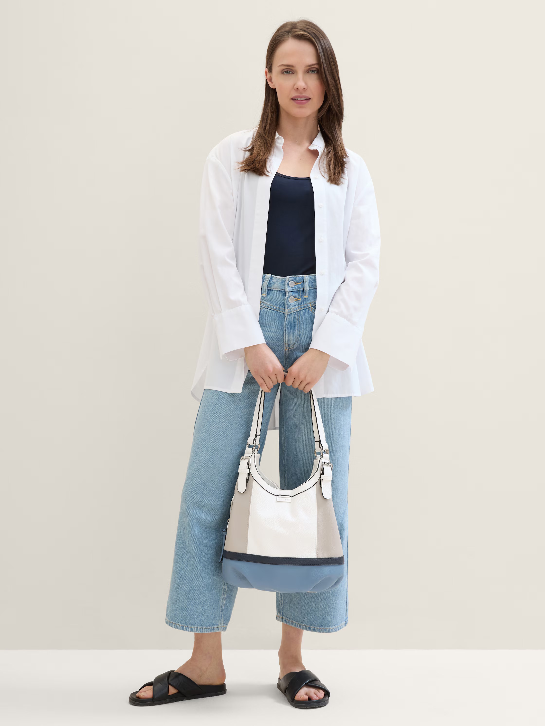 TOM TAILOR Shopper »JUNA« mit schicken Zierschnallen
