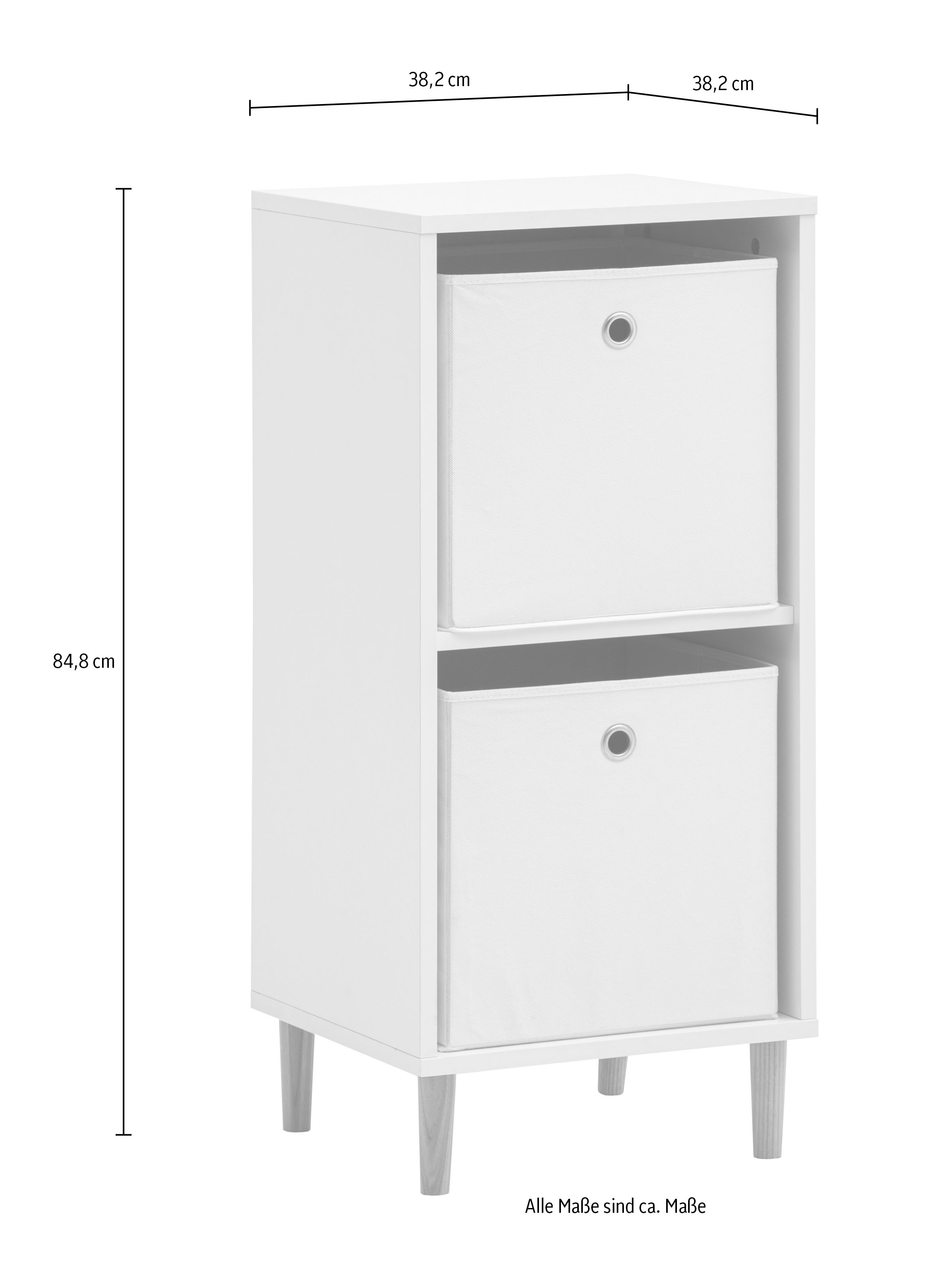 Schildmeyer Stapelregal »Torge Regal, Breite 38,2 cm« 1 Stk. tlg.