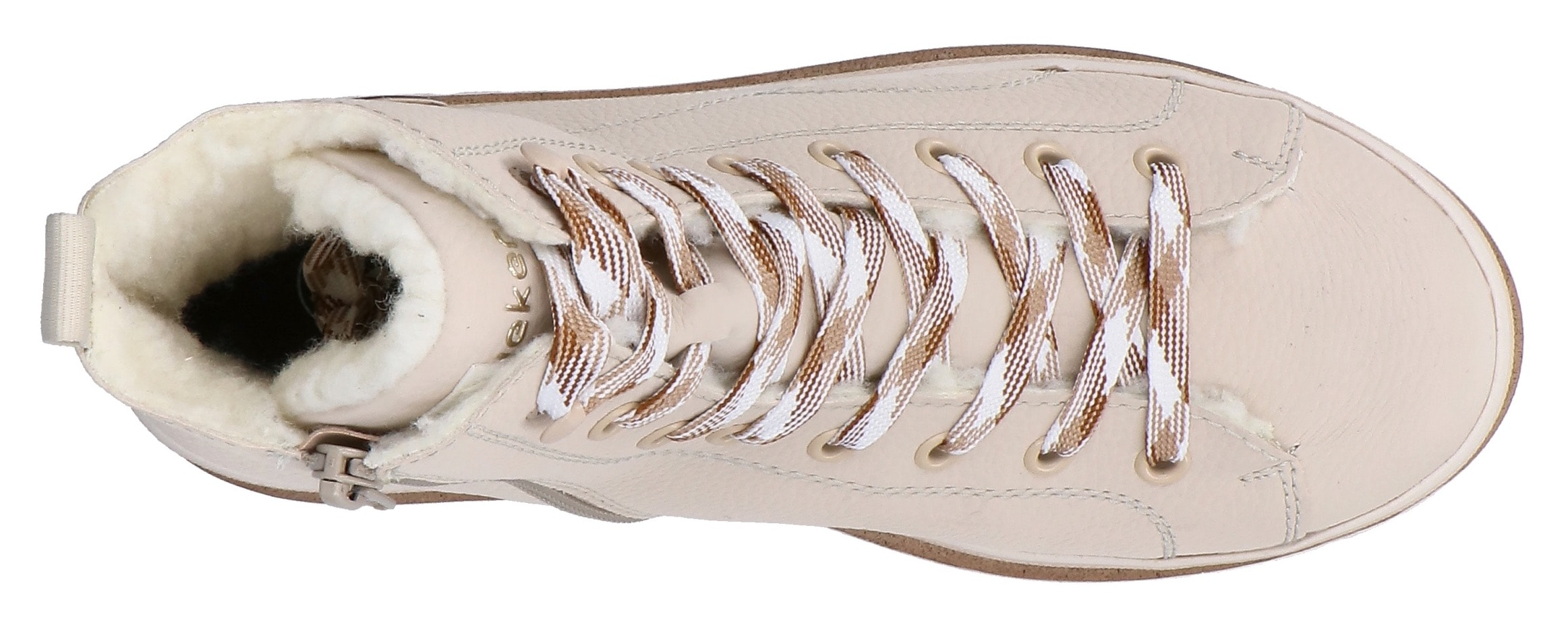 Rieker Winterstiefelette  Plateauboots, Schnürboots, Profilsohle, mit Warmfutter