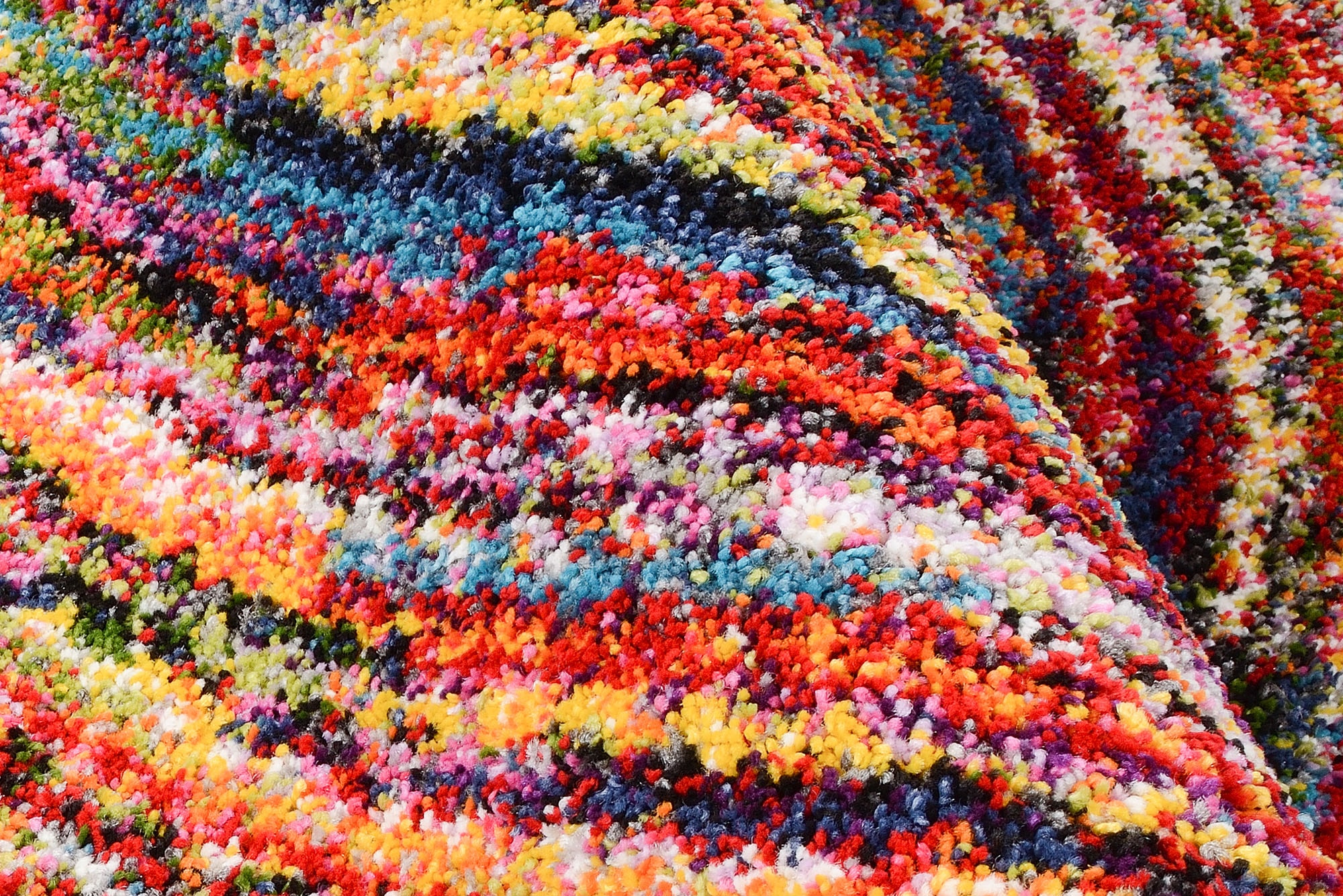 OCI DIE TEPPICHMARKE Hochflor-Teppich »Sixteen Round«, rechteckig, 25 mm Höhe, Wohnzimmer