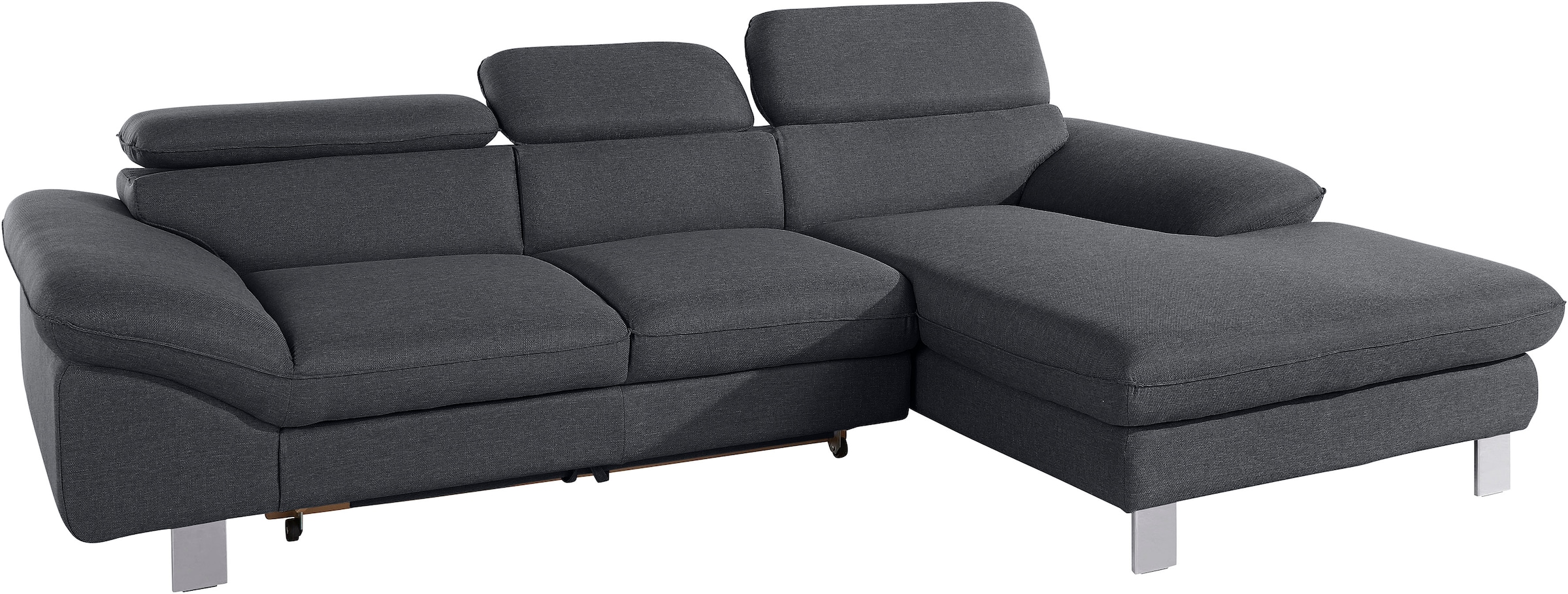 COTTA Ecksofa »Driver L-Form«, mit Kopfteilverstellung, wahlweise mit Bettfunktion