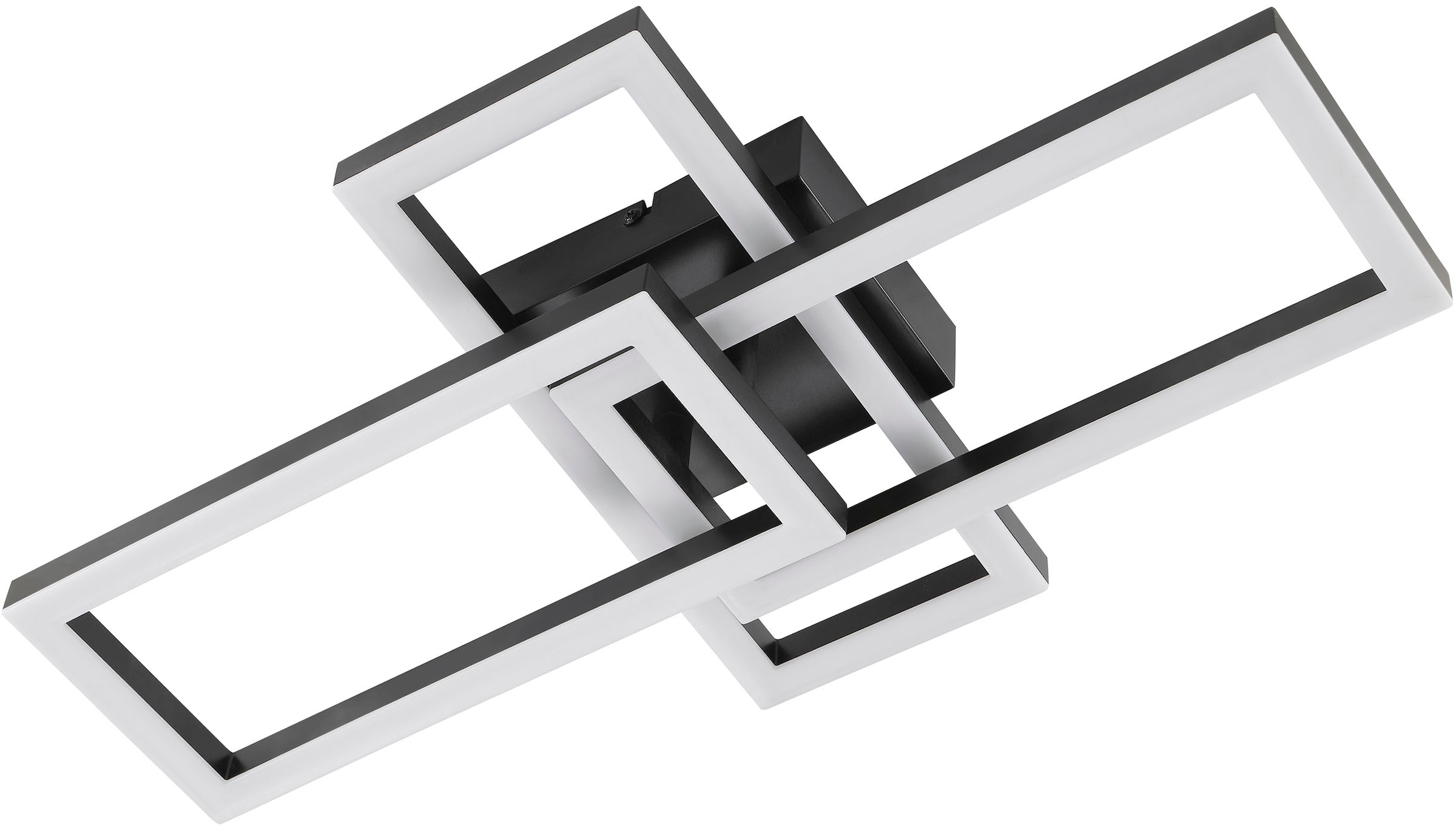 Brilliant LED Deckenleuchte »Tavora« LED-Modul Warmweiß LED-Profilleuchte, 2200 lm, 3000 K, 48 x 28 cm, Kunststoff schwarz