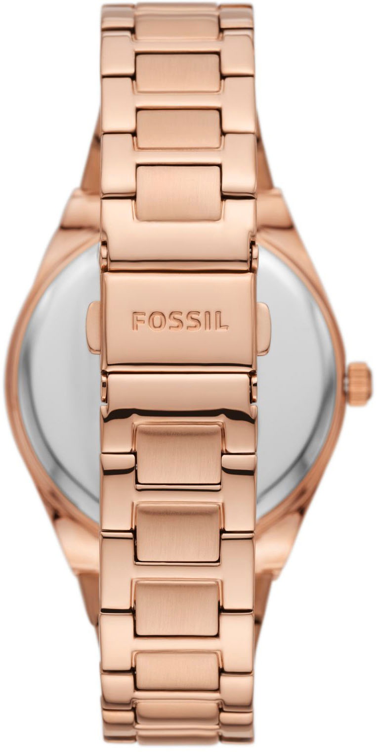 Fossil Quarzuhr »SCARLETTE, ES5277«, Armbanduhr, Damenuhr, Schmetterling, Edelstahlarmband