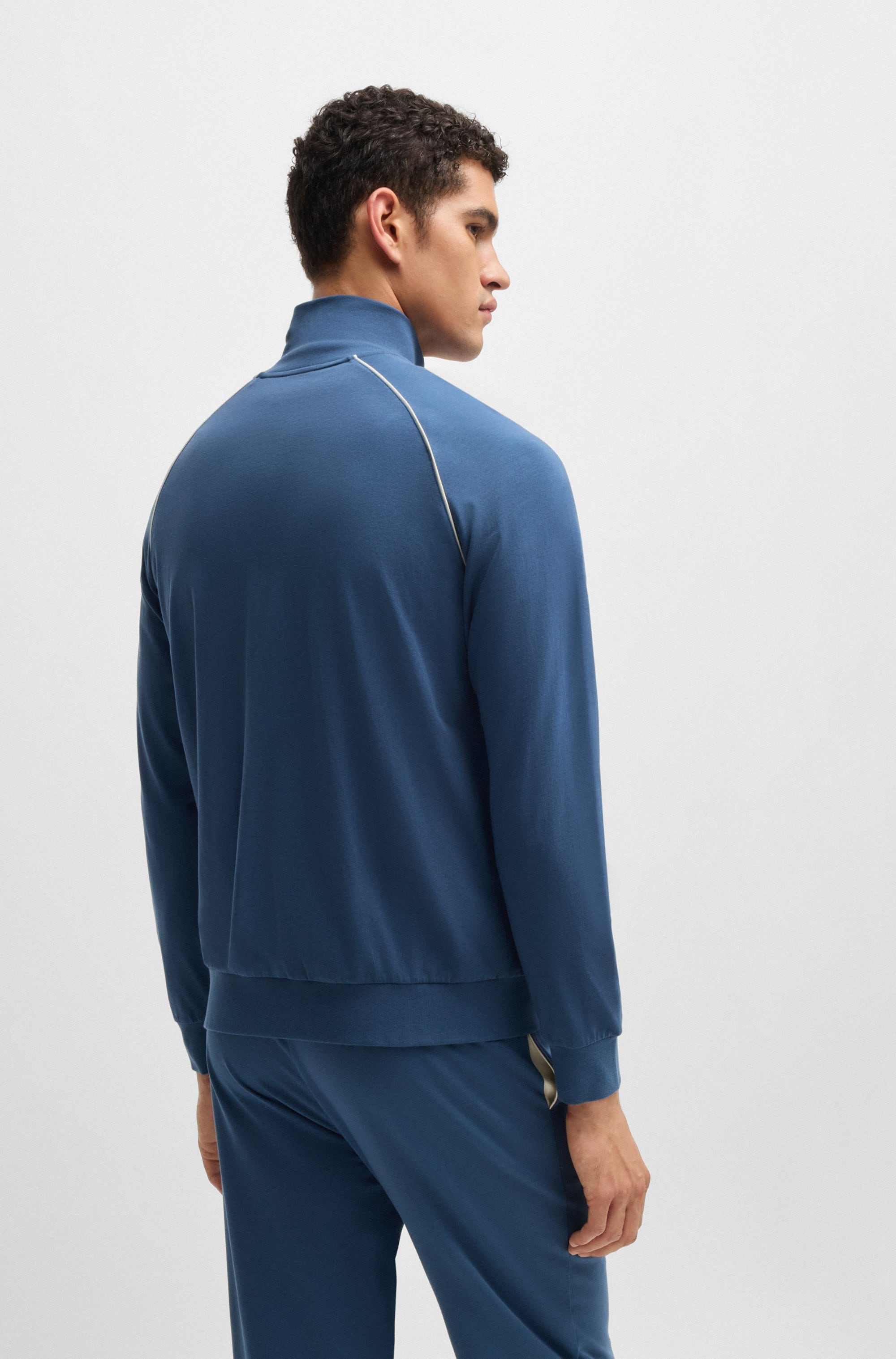 BOSS Sweatjacke »Mix&Match Jacket Z«, mit Kängurutasche