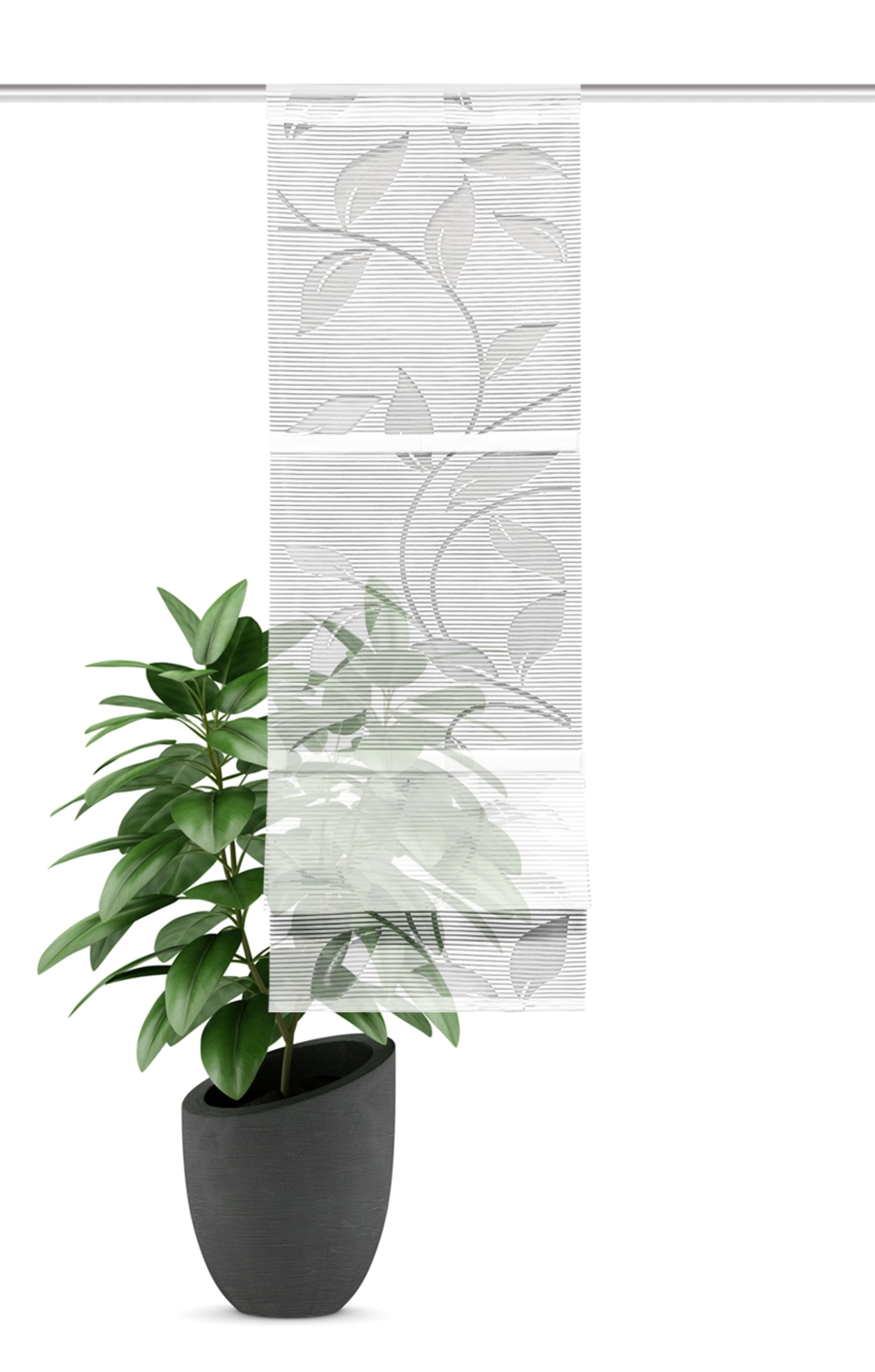 HOME WOHNIDEEN Magnetrollo »RANA« mit Stangendurchzug MAGNETROLLO,BAMBUSOPTIK,AUSBRENNER