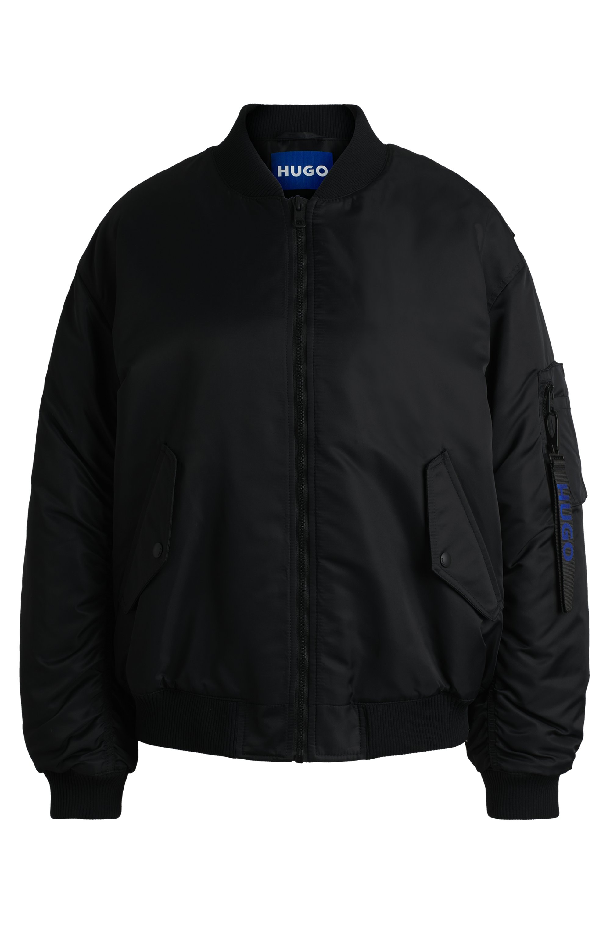 HUGO Blue Outdoorjacke »Falorri-1_B«, in Moiré Optik