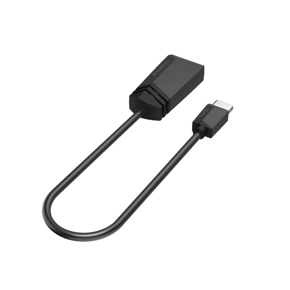 Hama USB-Adapter »USB OTG Adapter, USB-C Stecker, USB-Buchse 3.2 Generation  1,5 Gbit/s«, USB-C zu USB Typ A, 10 cm ➥ 3 Jahre XXL Garantie