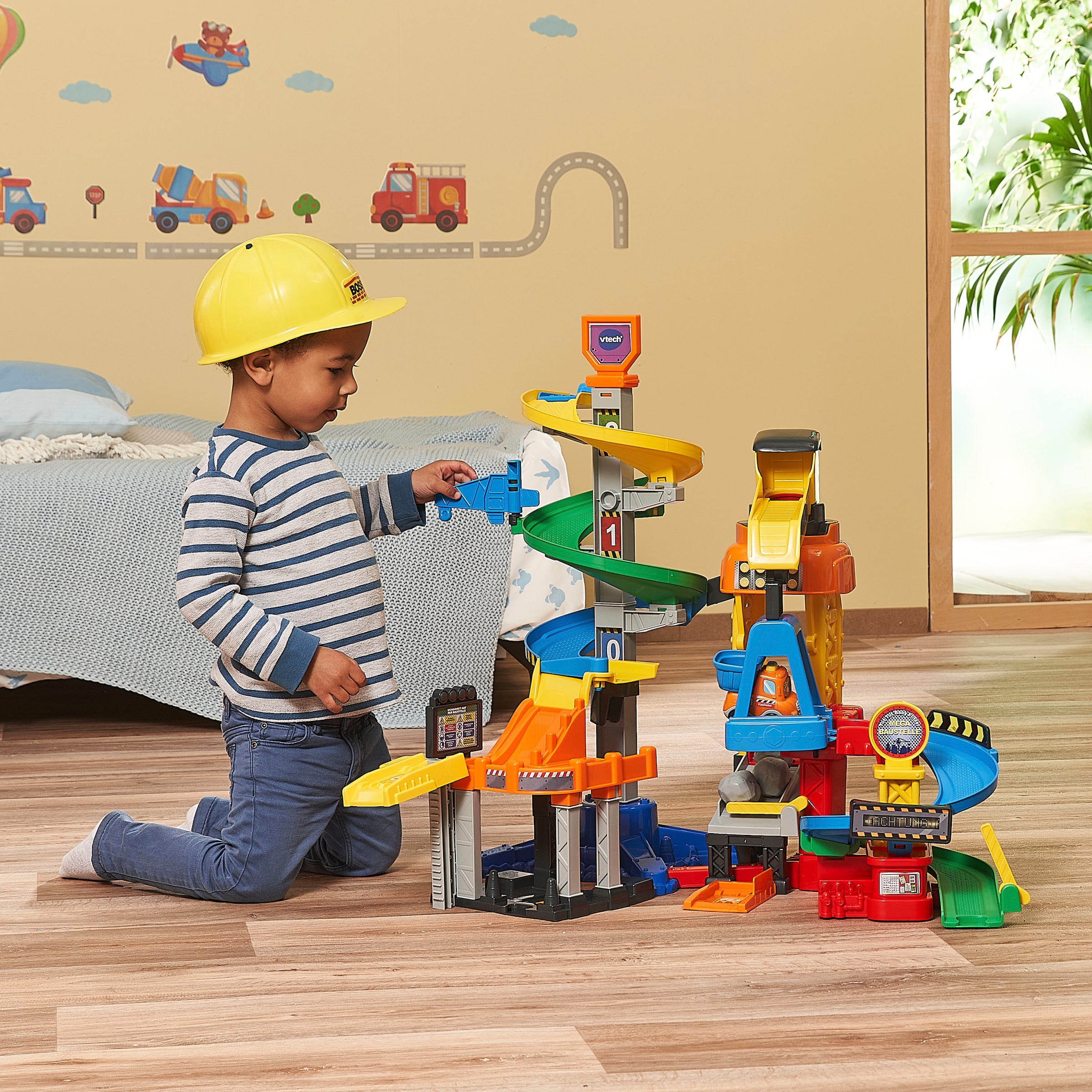 Vtech® Spielwelt »Tut Tut Baby Flitzer, Mega Baustelle«, mit Sound