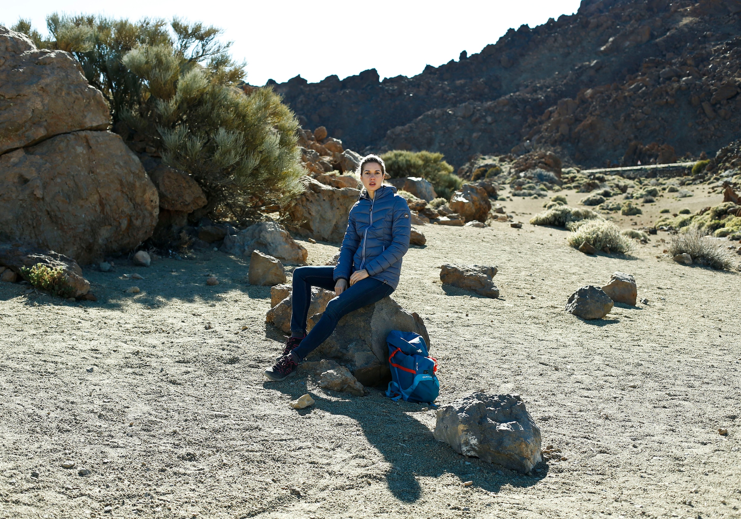 Polarino Steppjacke, mit Kapuze, für kühle Tage, aus leichtem Webmaterial, wasserabweisend