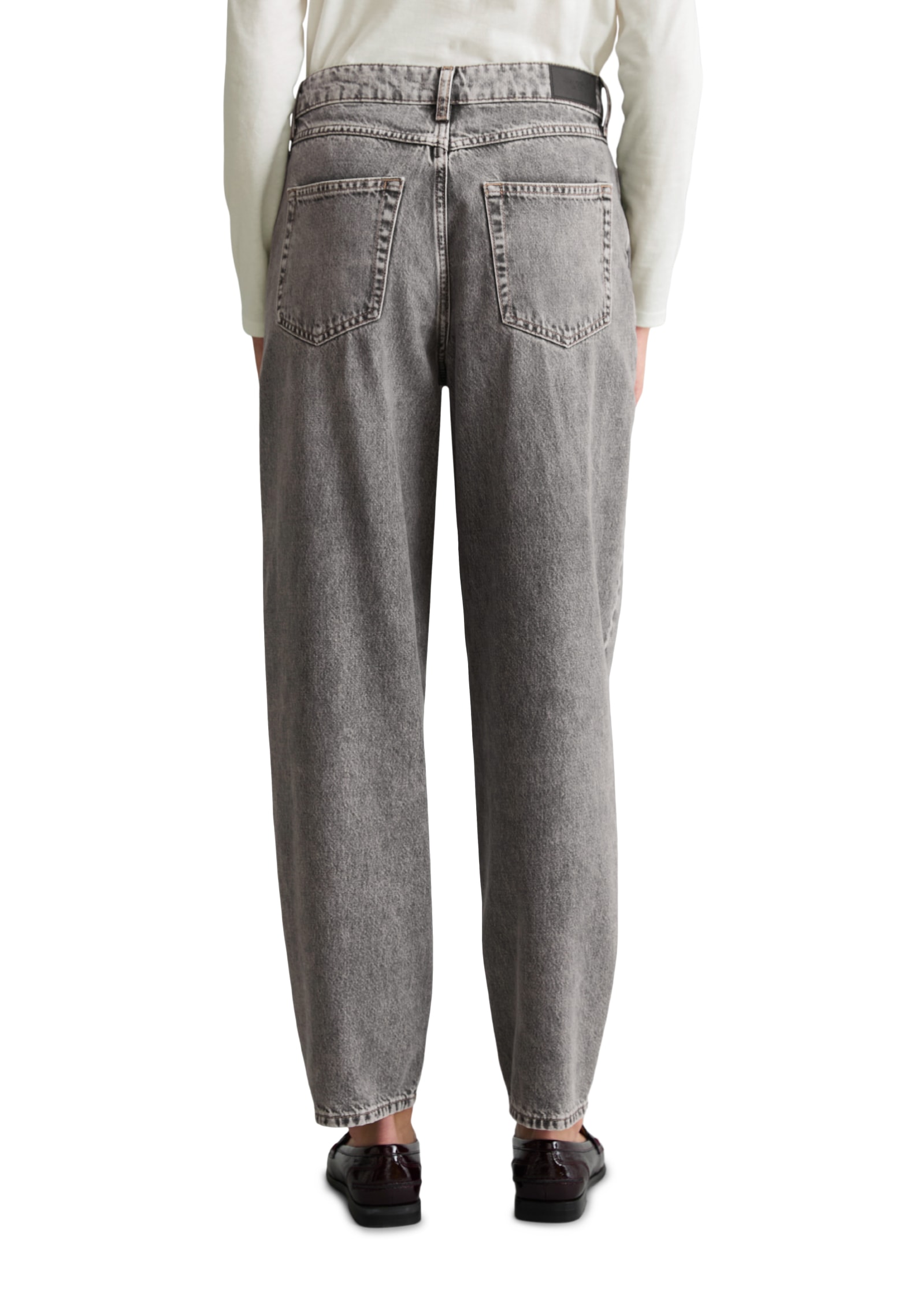 Marc O'Polo DENIM 5-Pocket-Jeans Model Stine barrel cropped aus reiner Baumwolle