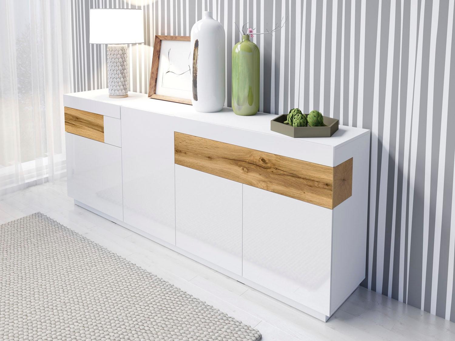 OTTO home Sideboard »SILKE« Breite 218, 5 cm