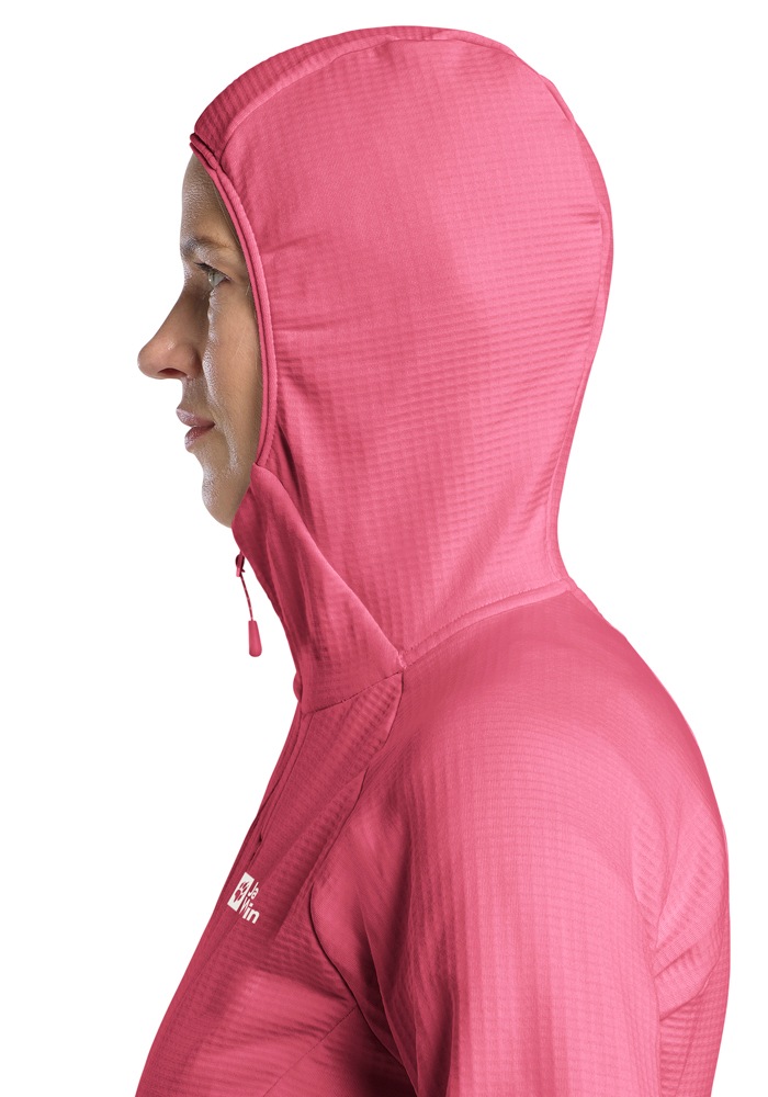 Jack Wolfskin Fleecejacke »KOLBENBERG HOODED FZ W«, mit Kapuze