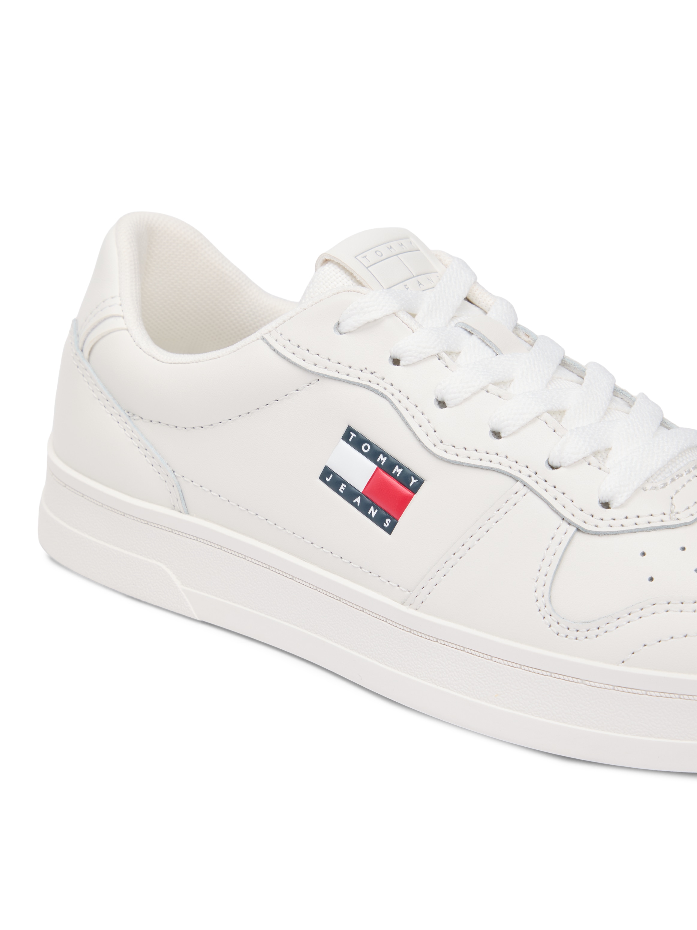 Tommy Jeans Plateausneaker »THE GREENWICH«  , Schnürschuh, Halbschuh, Freizeitschuh mit Ziernähten