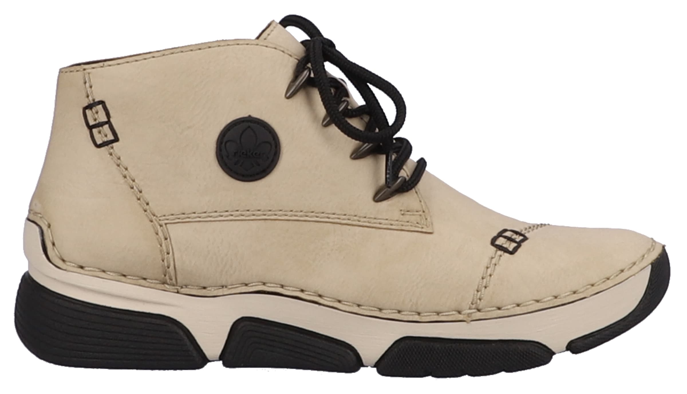 Rieker Schnürboots, mit Ziersteppung