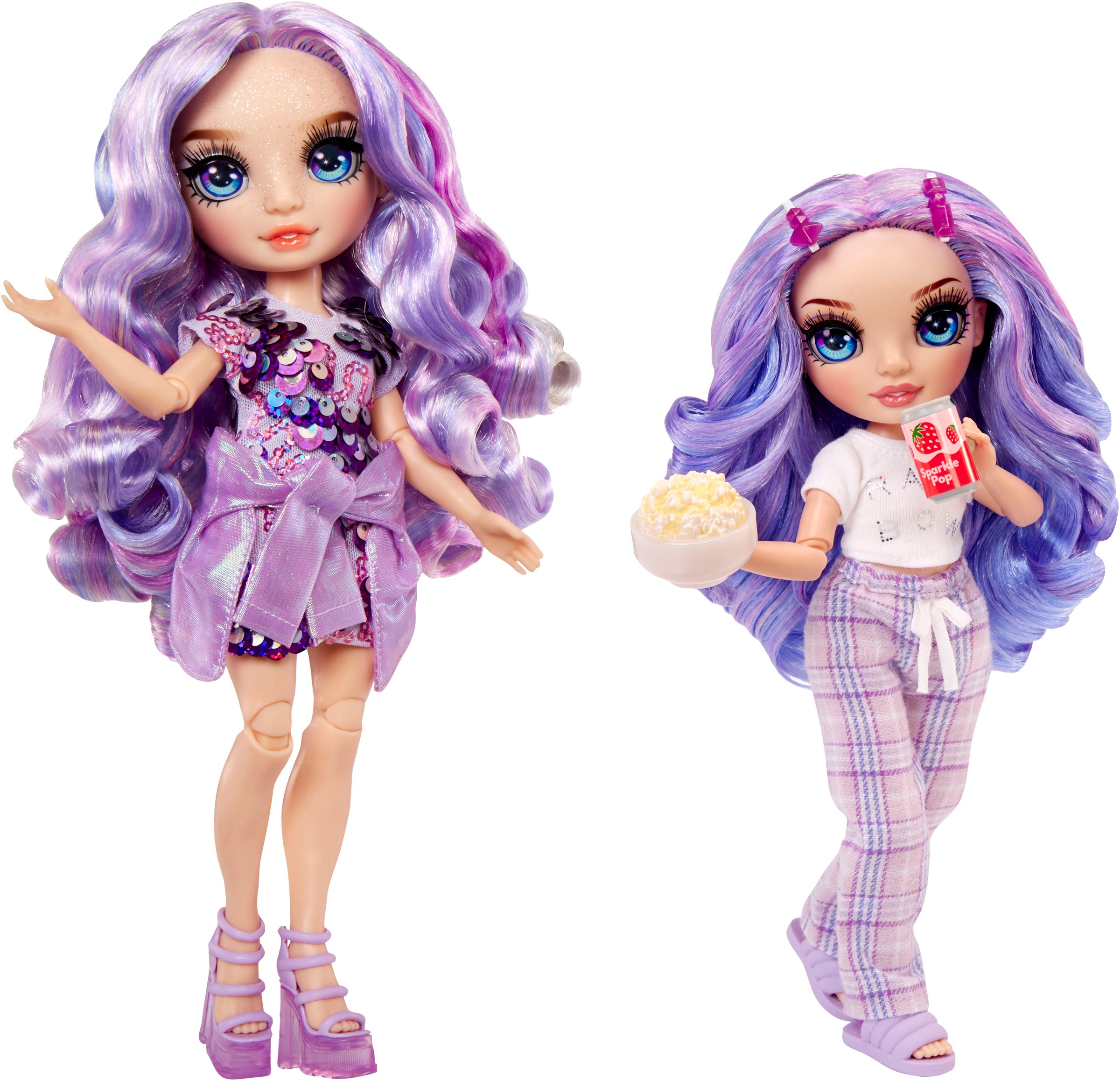 RAINBOW HIGH Anziehpuppe »Junior High PJ Party Fashion Doll Violet (Purple)«