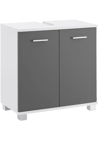 Schildmeyer Waschbeckenunterschrank »Lumo«, Breite 60 cm, mit 2 Türen & Metallgriffen kaufen