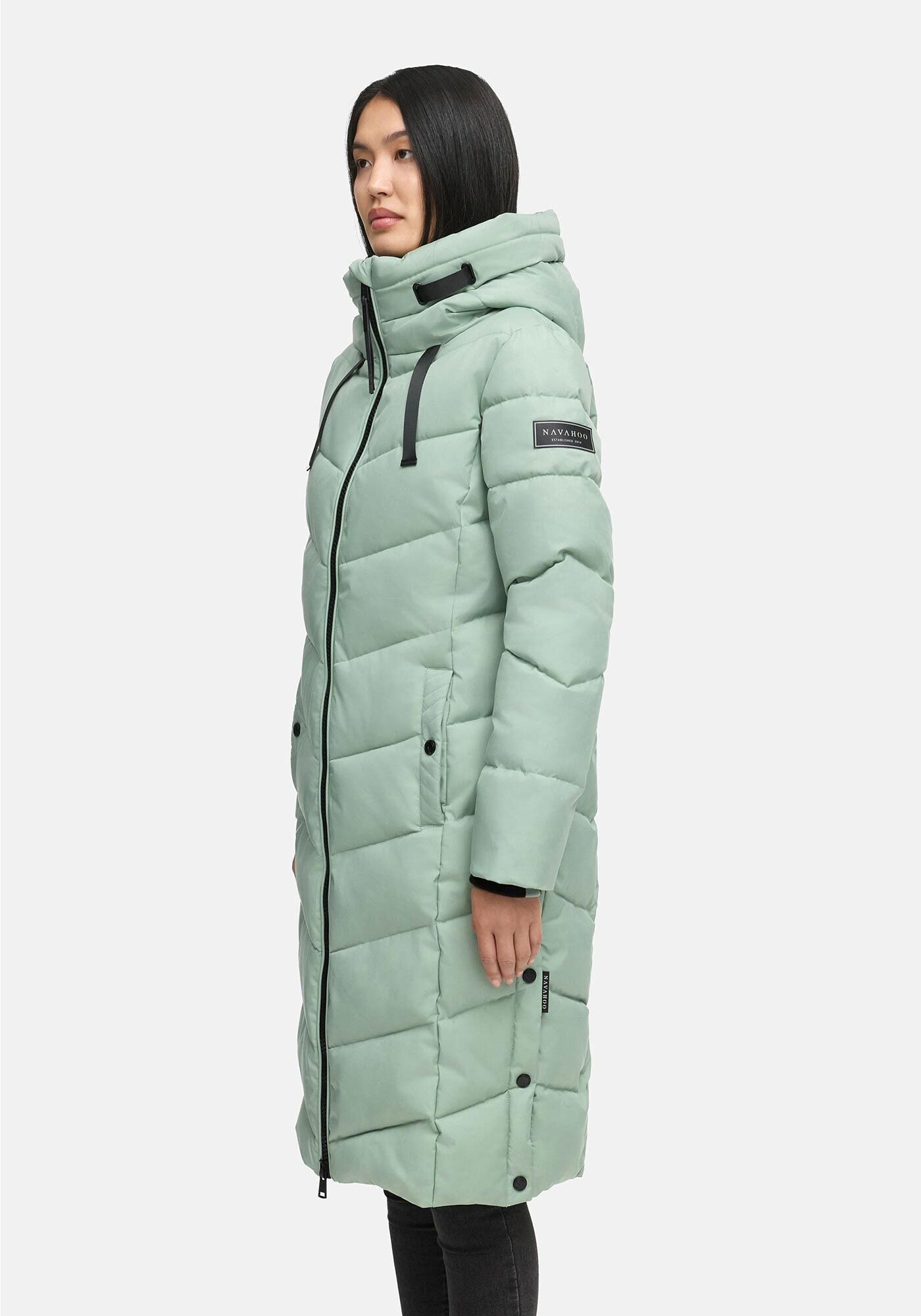 Navahoo Winterjacke »Navahoo Schmatzibaer lange Damen Winter Steppjacke N009«