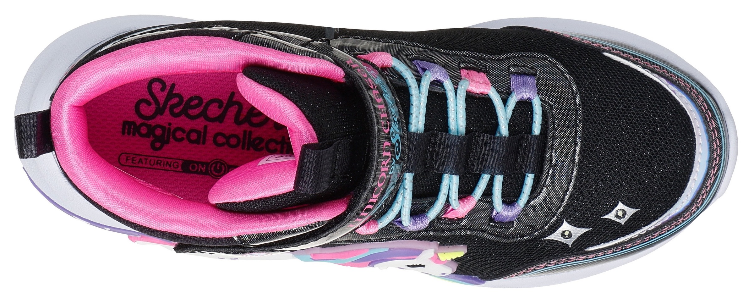 Skechers Sneaker »UNICORN CHASER«  Boots mit Einhorn, Größenschablone zum Download