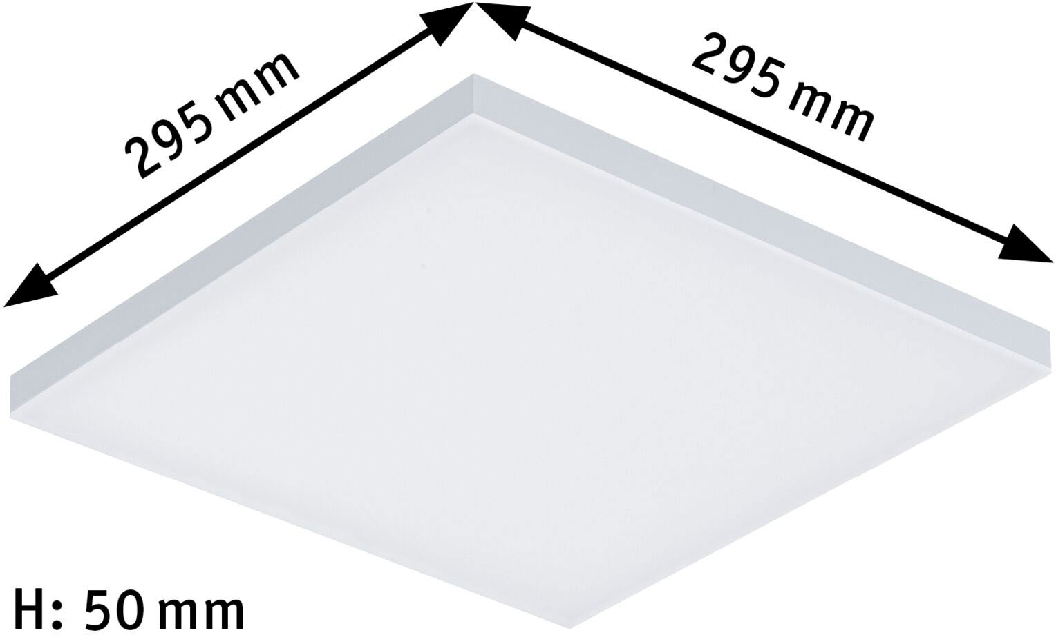 Paulmann LED Panel »Smart Home Zigbee Velora Tunable White 295x295mm 10,5W 2.700K«, 1 flammig, ZigBee, App steuerbar