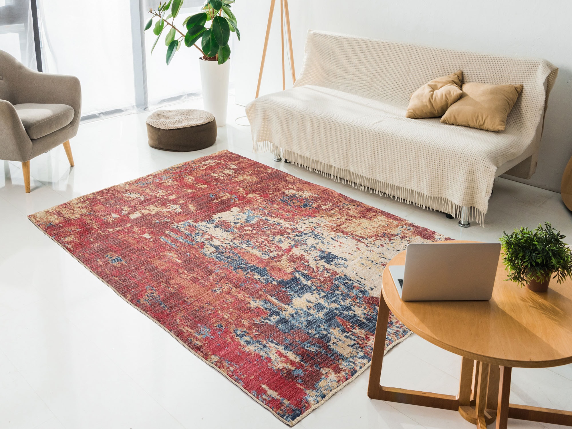 GALLERY M branded by Musterring Teppich »Corso« rechteckig 8 mm Höhe Kurzflor, Vintage, Wohnzimmer