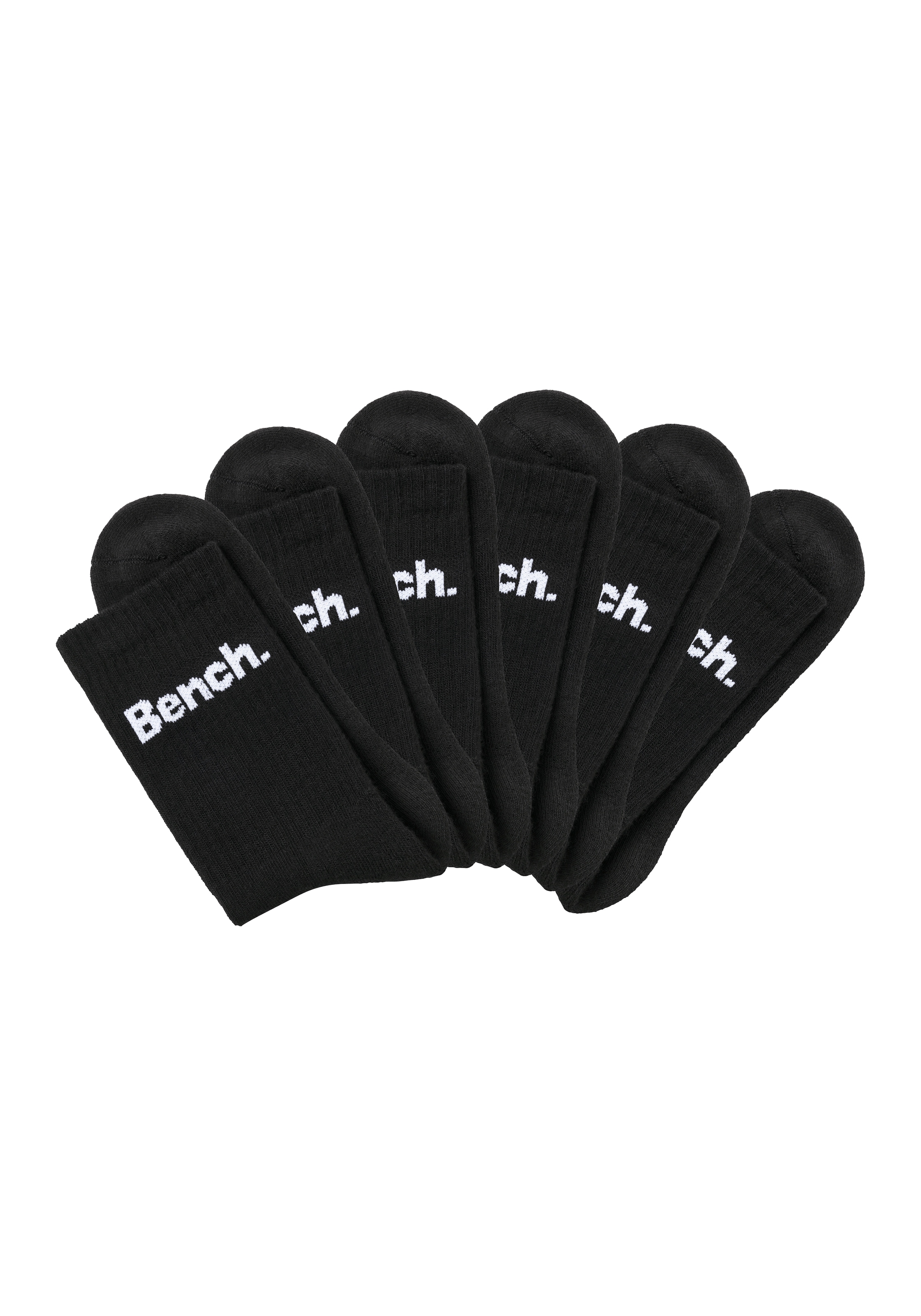 Bench. Tennissocken, (Packung, 6 Paar), mit Fuß Polsterung