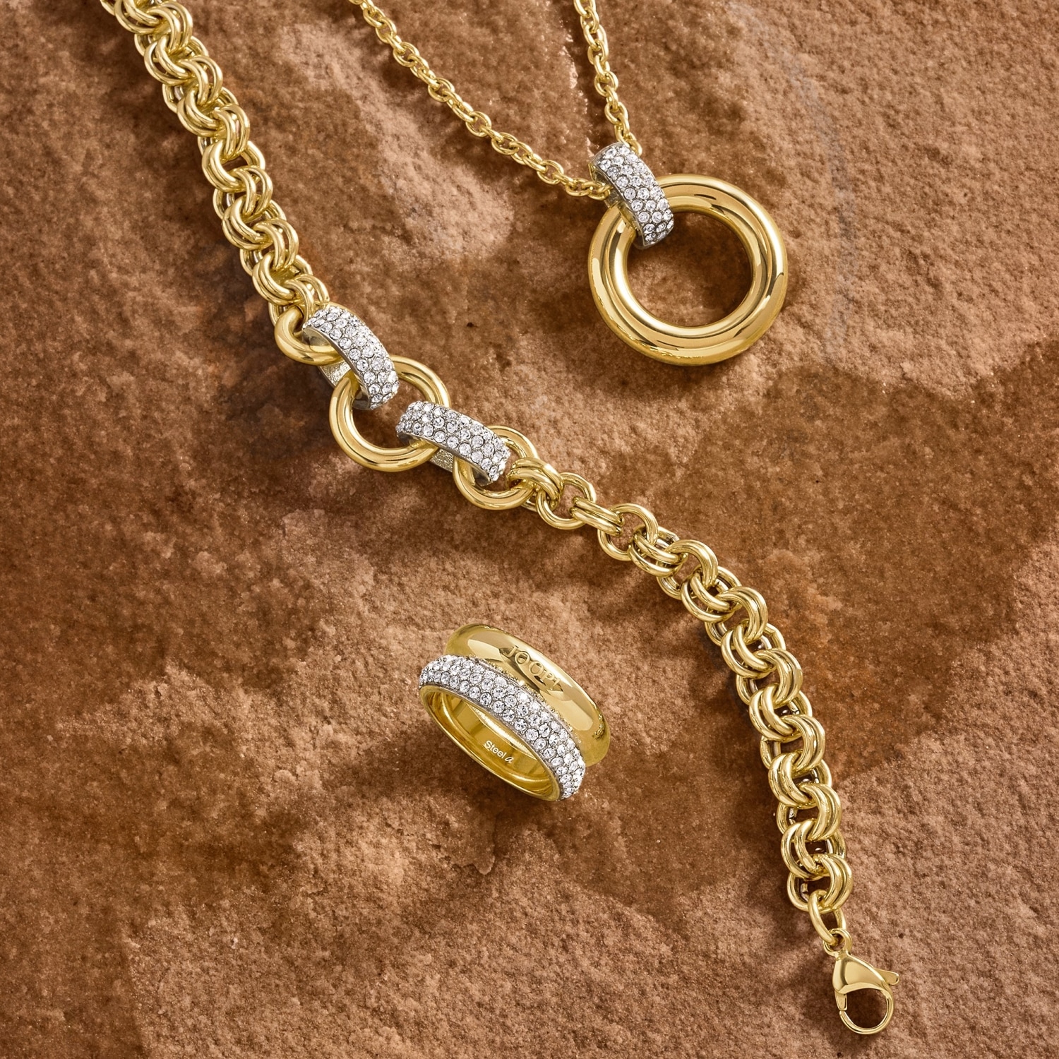 JOOP! Fingerring »2039844/-45/-46« mit Zirkonia (synth.)