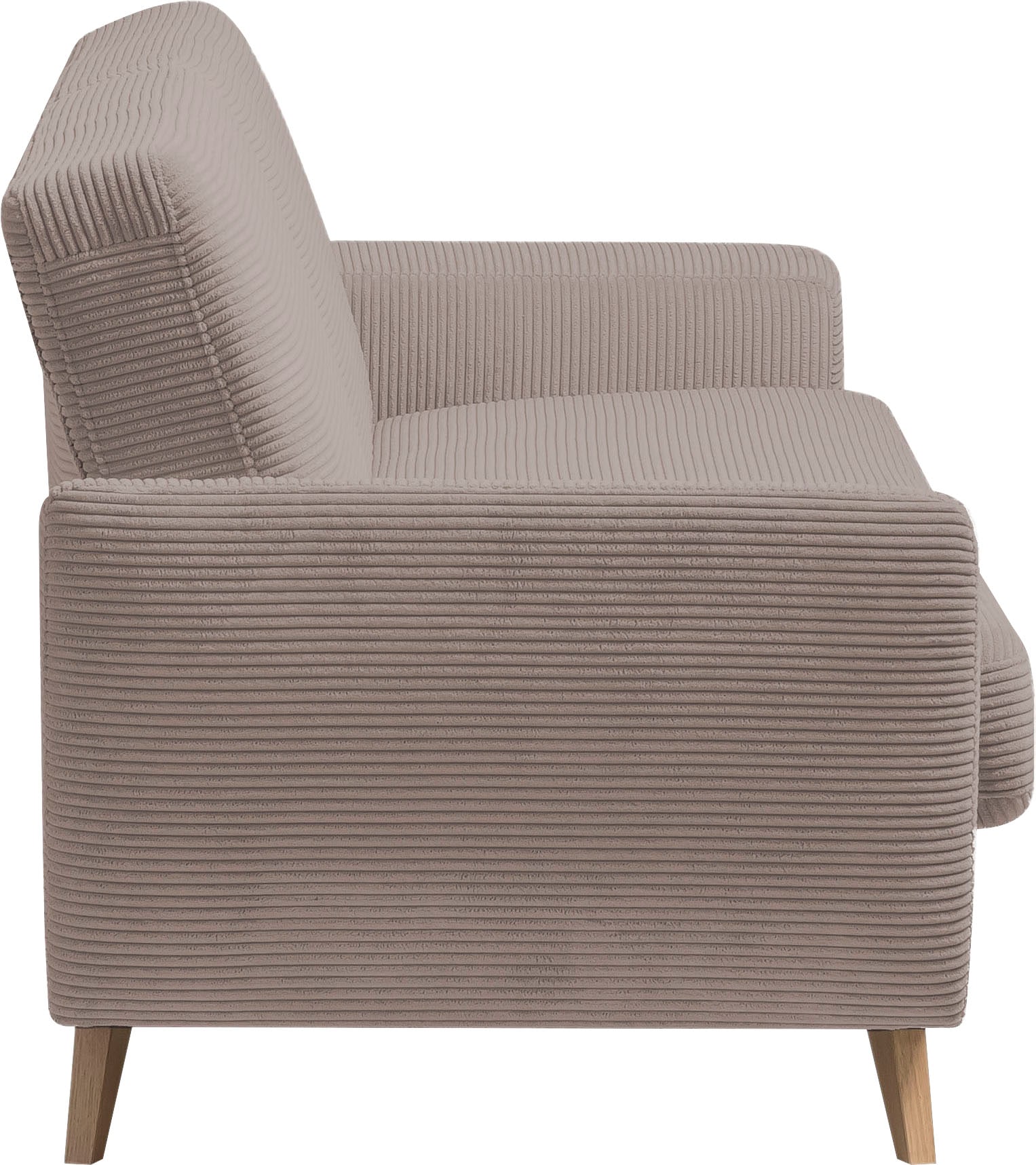 exxpo - sofa fashion 3-Sitzer »Samso, elegant und bequem, aktueller Cord Bezug, Kippcouch«, hochwertige Verarbeitung, Schlafsofa inkl. Bettfunktion und Bettkasten