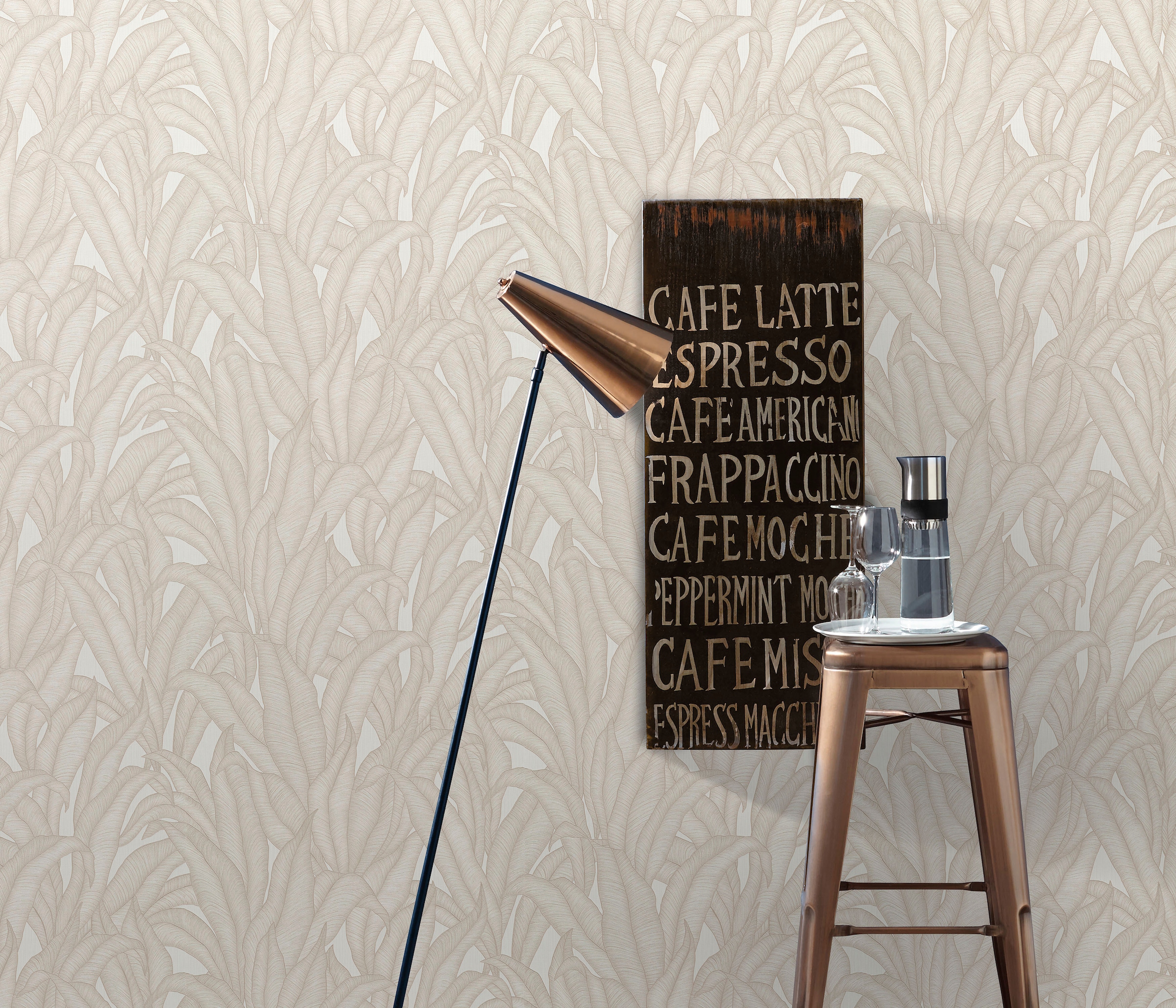 Fashion for walls Vliestapete »Sansibar«, floral, Phthalate frei