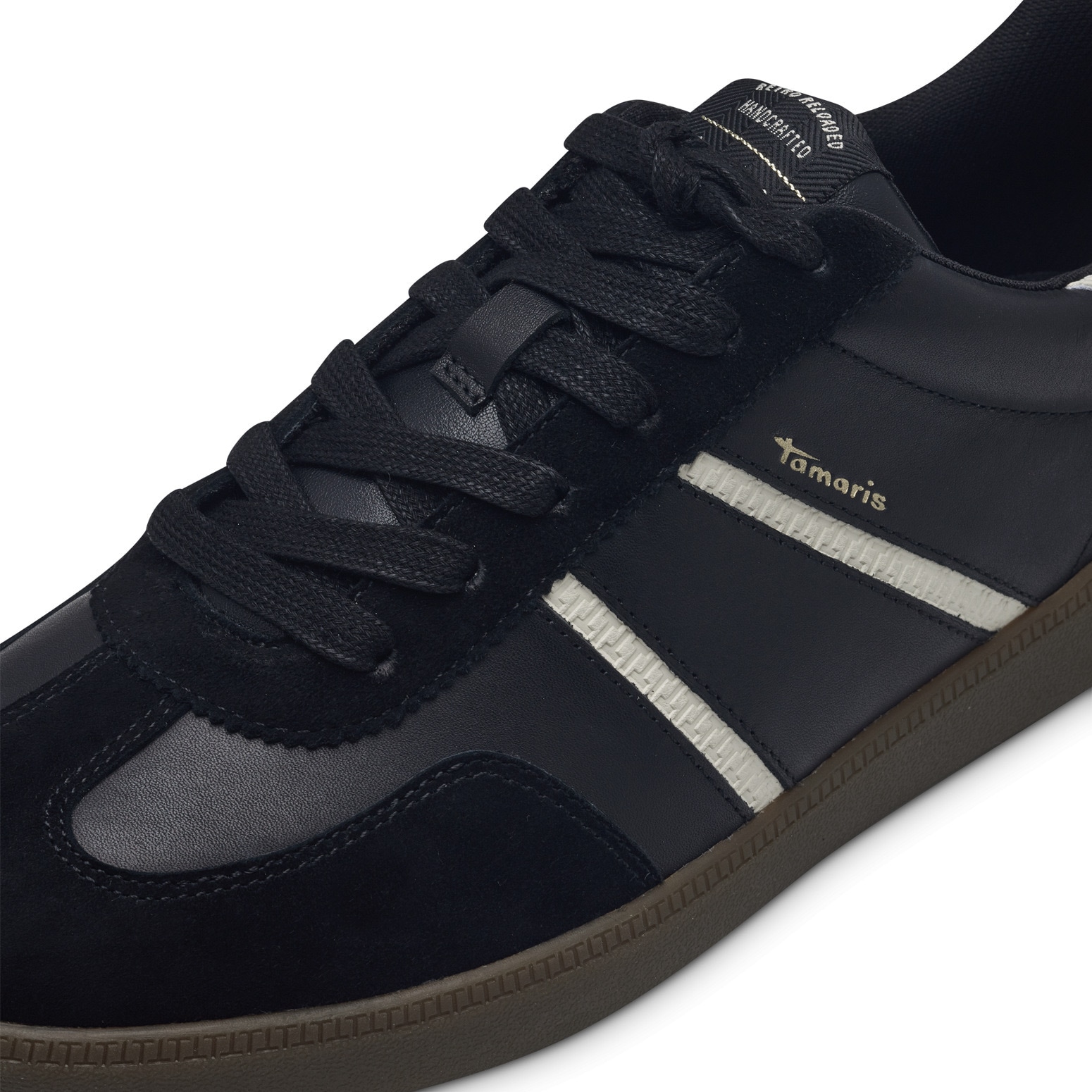 Tamaris Plateausneaker, Freizeitschuh, Halbschuh, Schnürschuh mit gepolstertem Schaftrand