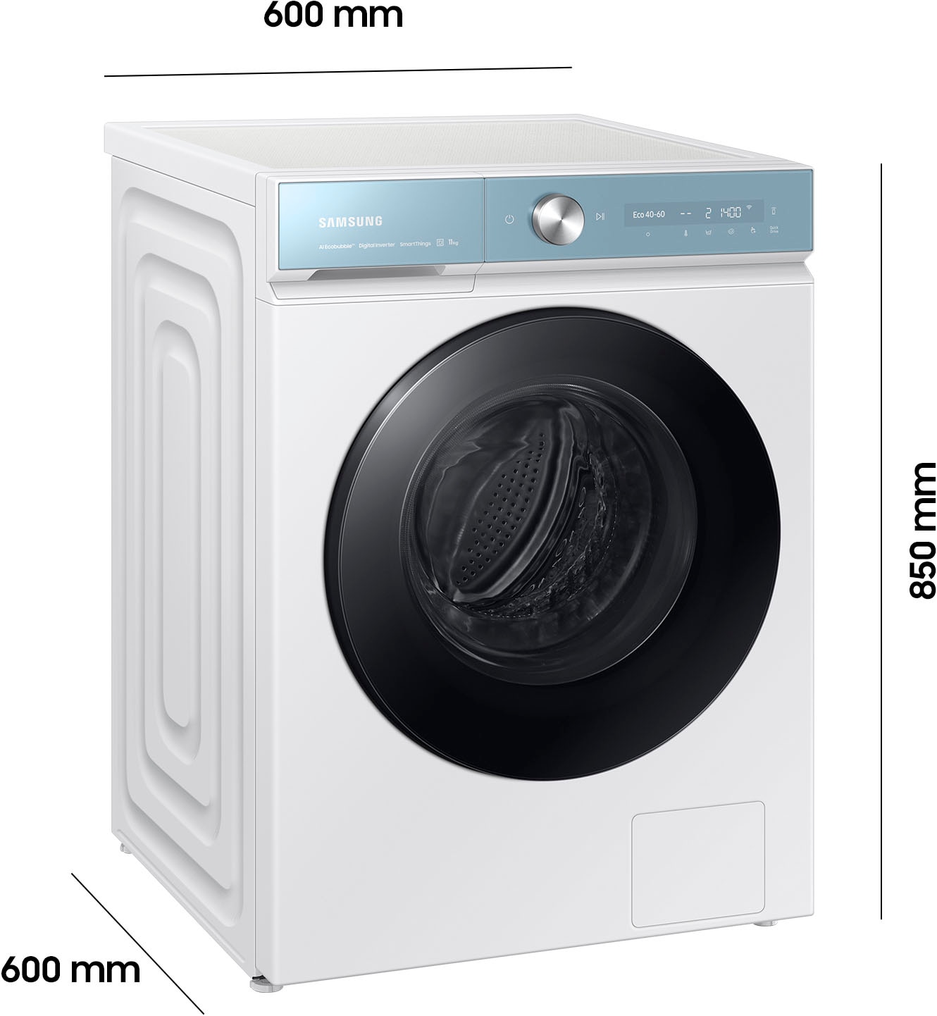 Samsung Waschmaschine »WW11BB945AGM«, 11 kg, 1400 U/min