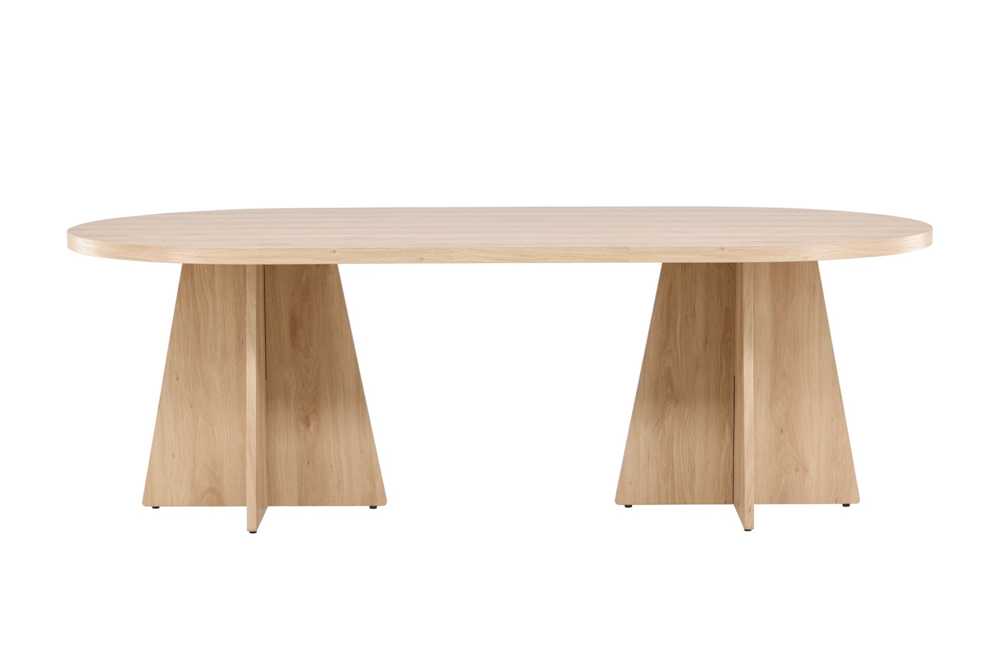 Venture Home Esstisch »Bootcut, rechteckiger Esstisch 230 × 115 cm in warmer Naturoptik« Esszimmertisch, MDF, 3D-Papier, rechteckig, geräumig, einladend