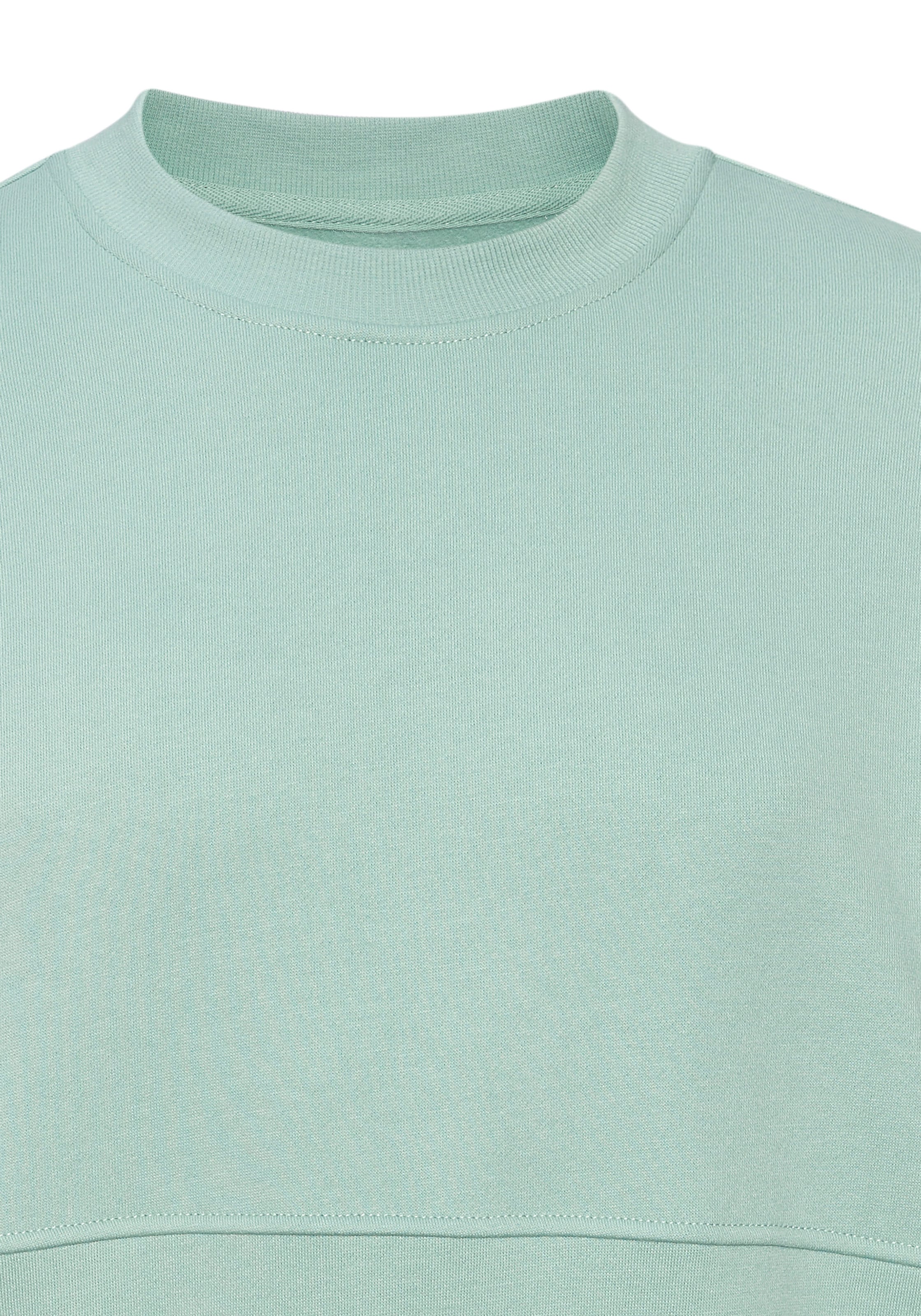 John Devin Sweatshirt »- Pullover mit modischen Teilungsnähten«, Langarm, Sweatshirt mit Rundhals, Baumwollmischung
