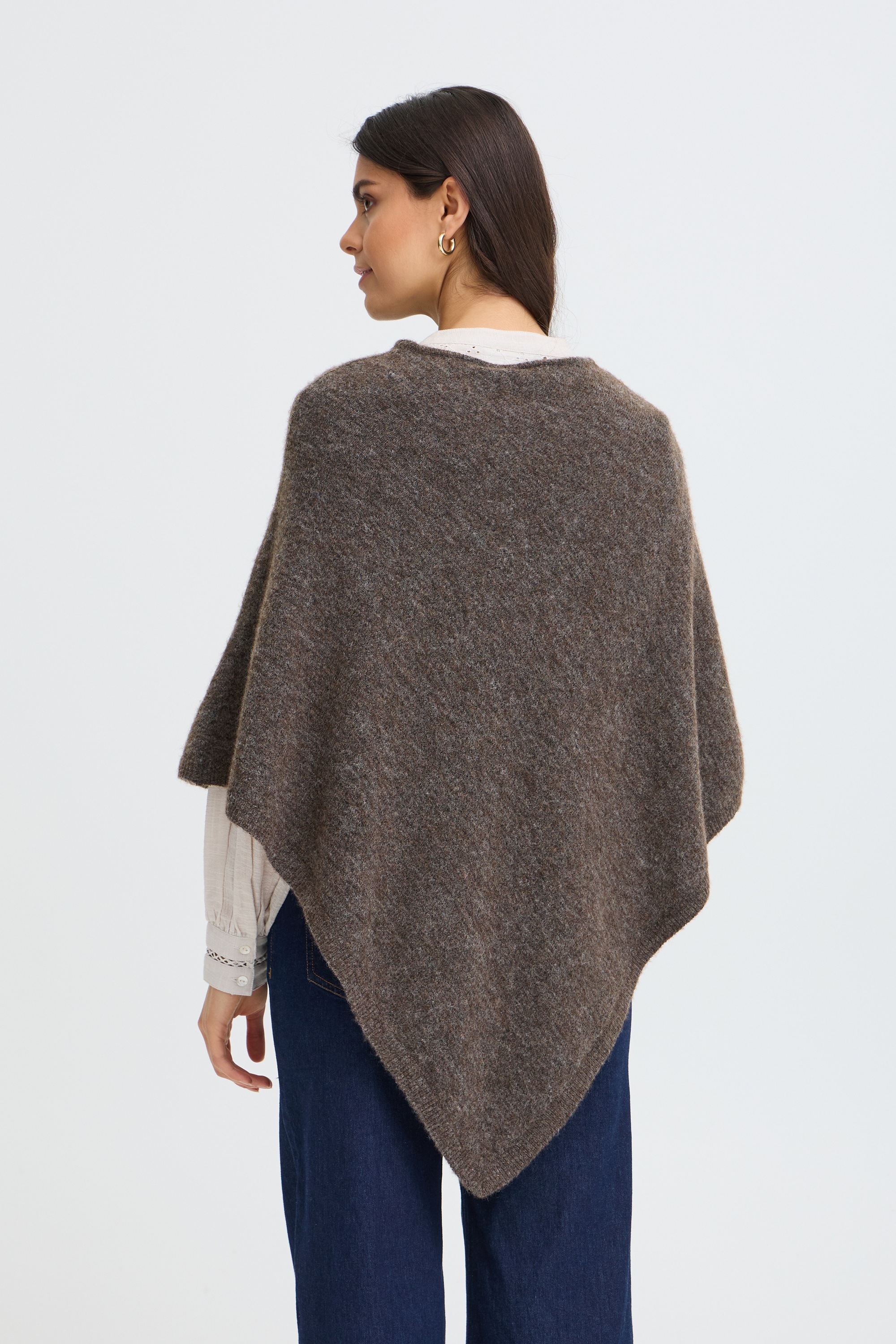 fransa Strickponcho »Damen Poncho FRSANNY«