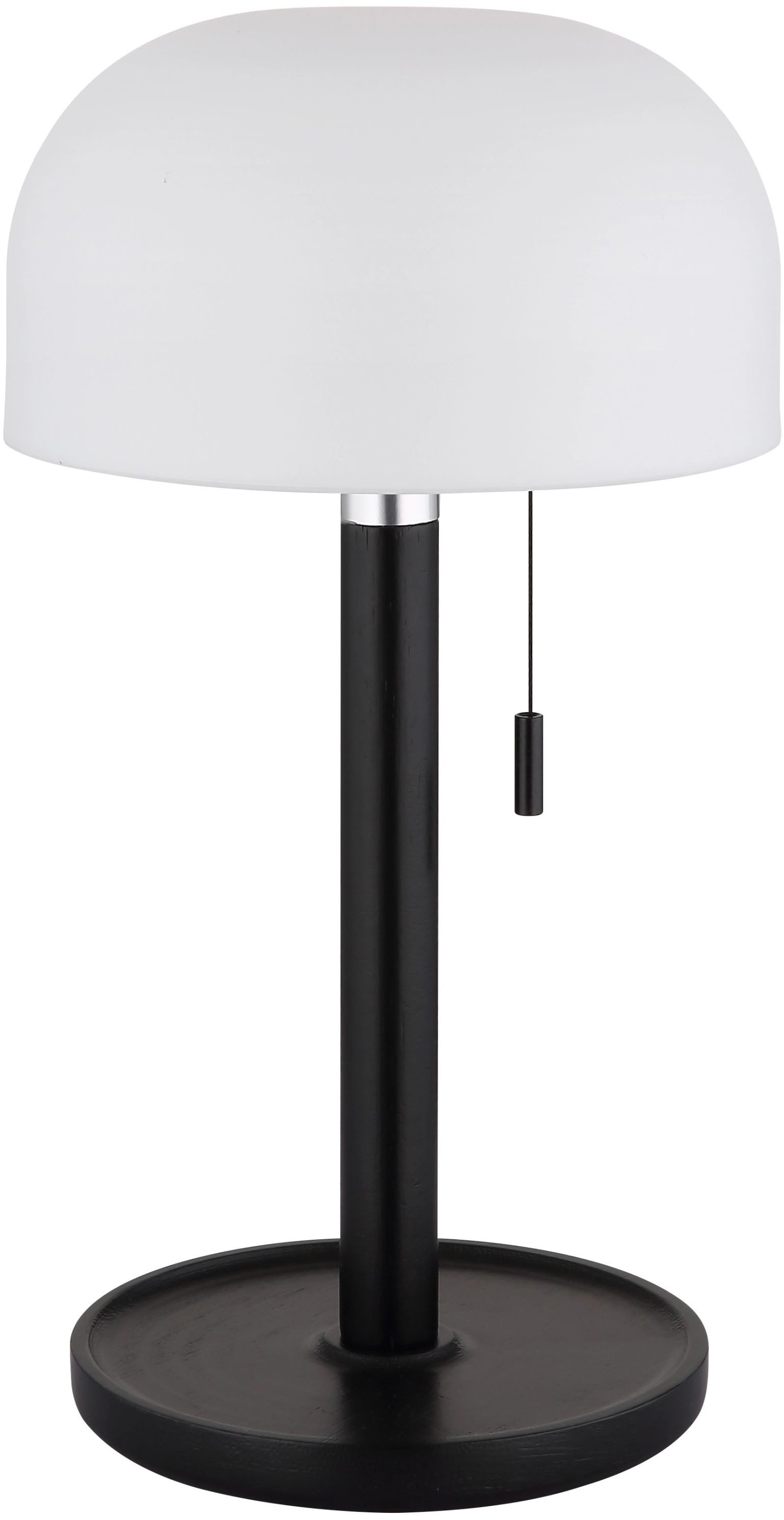 GLOBO LIGHTING LED Tischleuchte »NORMAN« LED-Modul 1 Stk. warmweiß - kaltweiß Akkutischleuchte auch für draußen, Zugschalter Kordel, Akkulampe