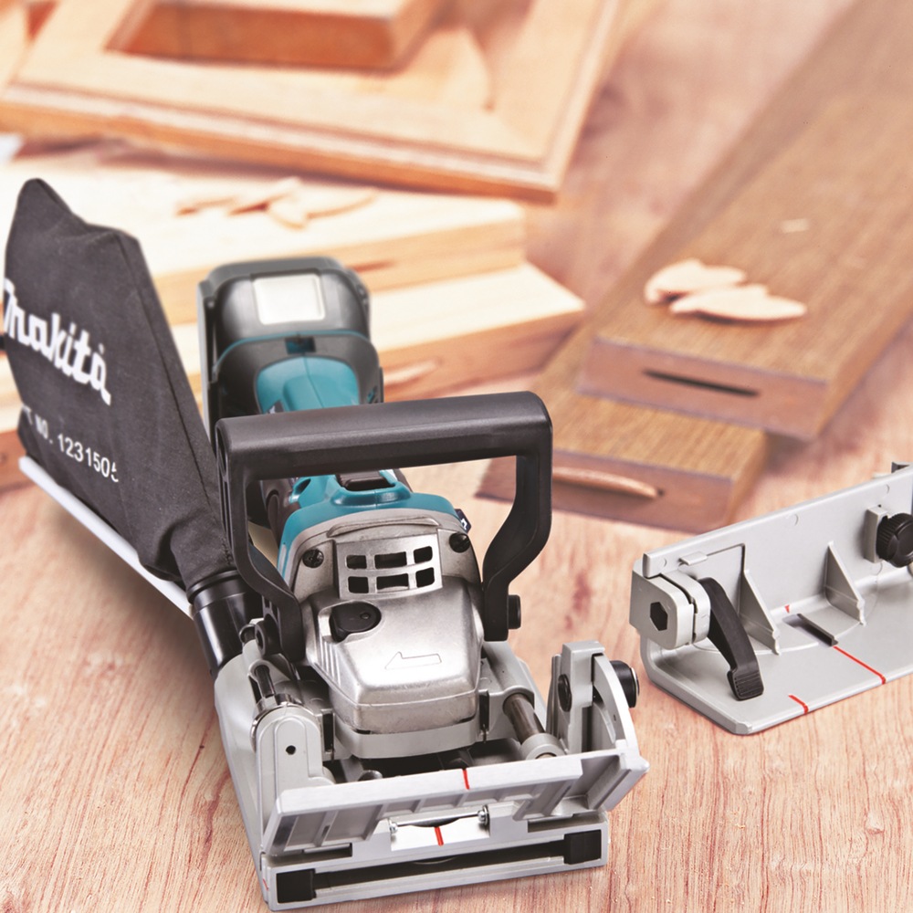 Makita Nutfräse »DPJ180Z«, für Zimmerleute und Einrichtungsmonteure, ohne Akku und Ladegerät