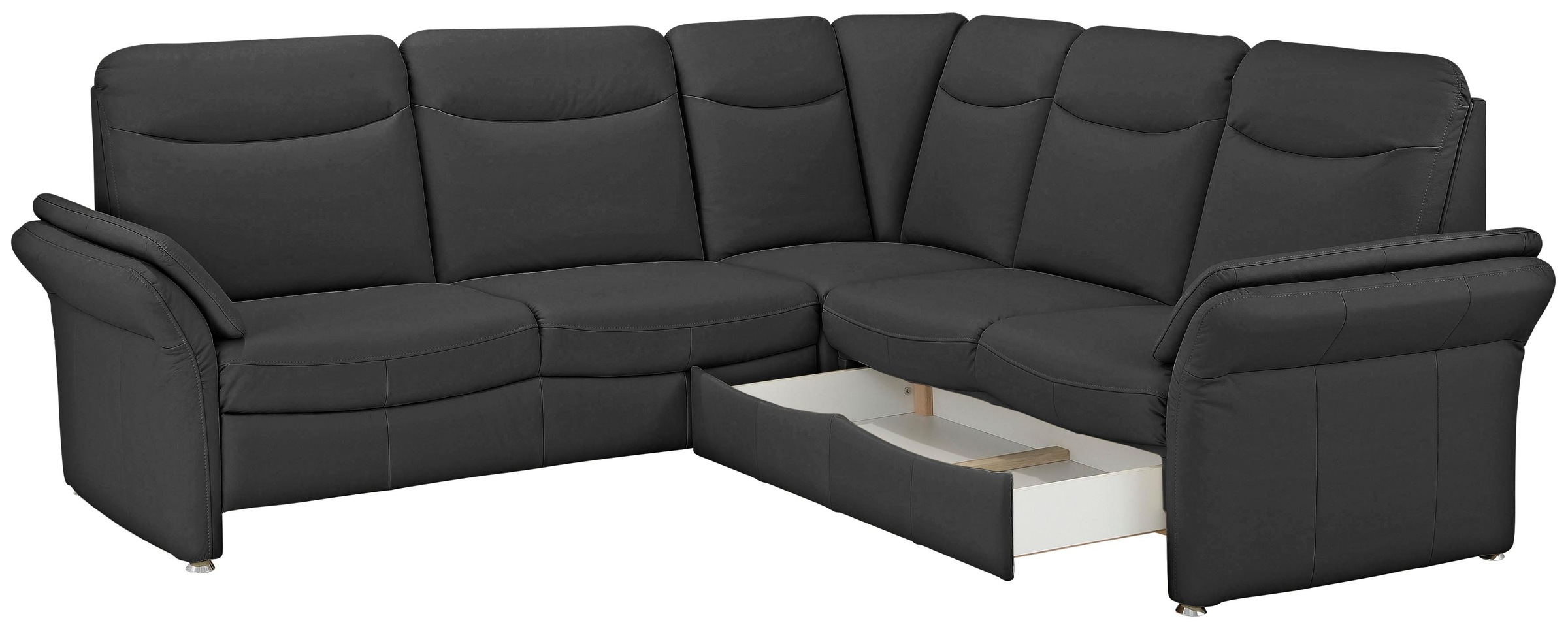 Home affaire Ecksofa »Tahoma L-Form«, mit Armlehnfunktion, wahlweise Bettfunktion, Schublade, Relaxfunktion