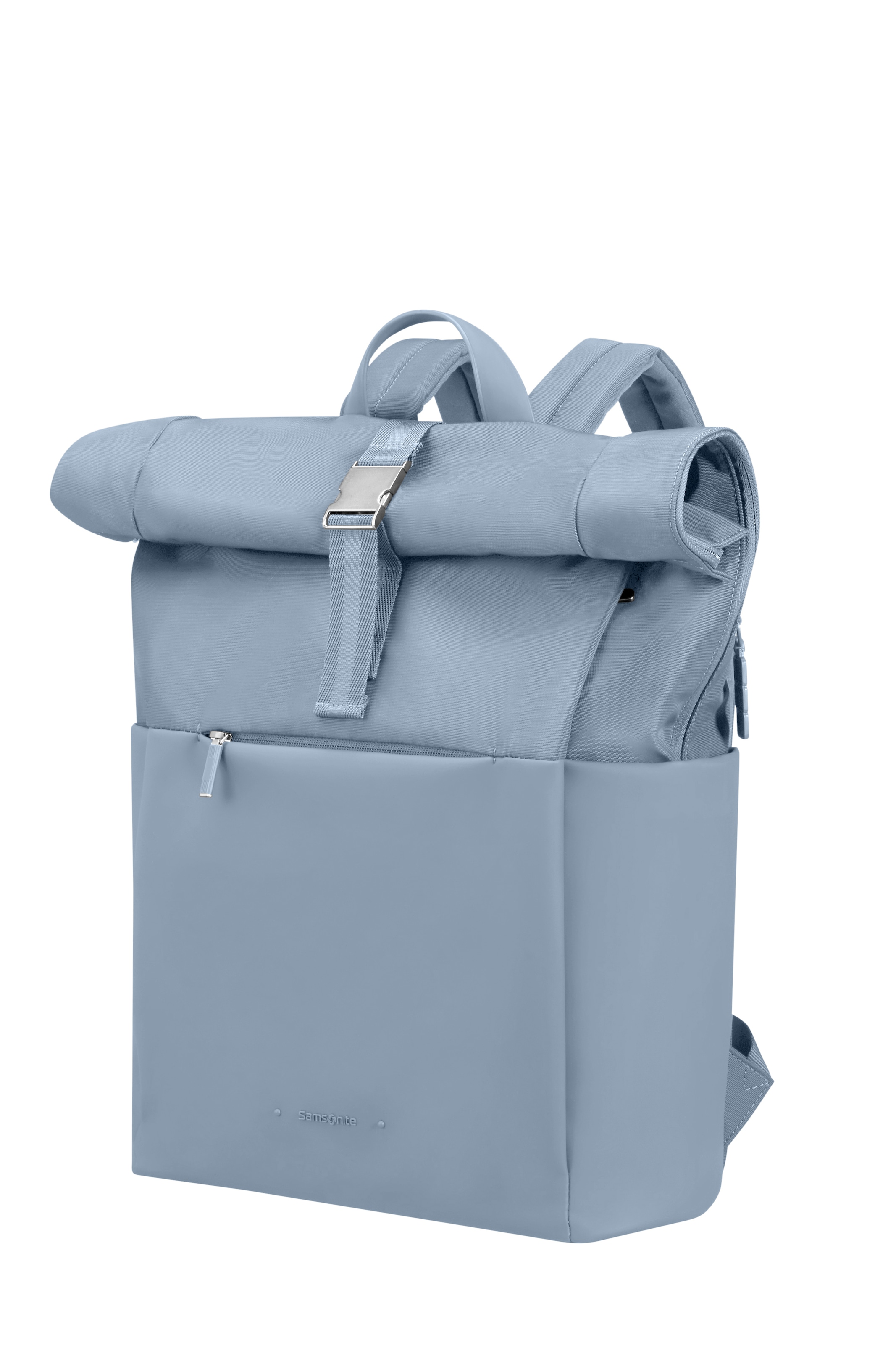 Samsonite Notebookrucksack »4PACK« Unisex Rolltop-Rucksack, Überschlag mit Klippverschluss
