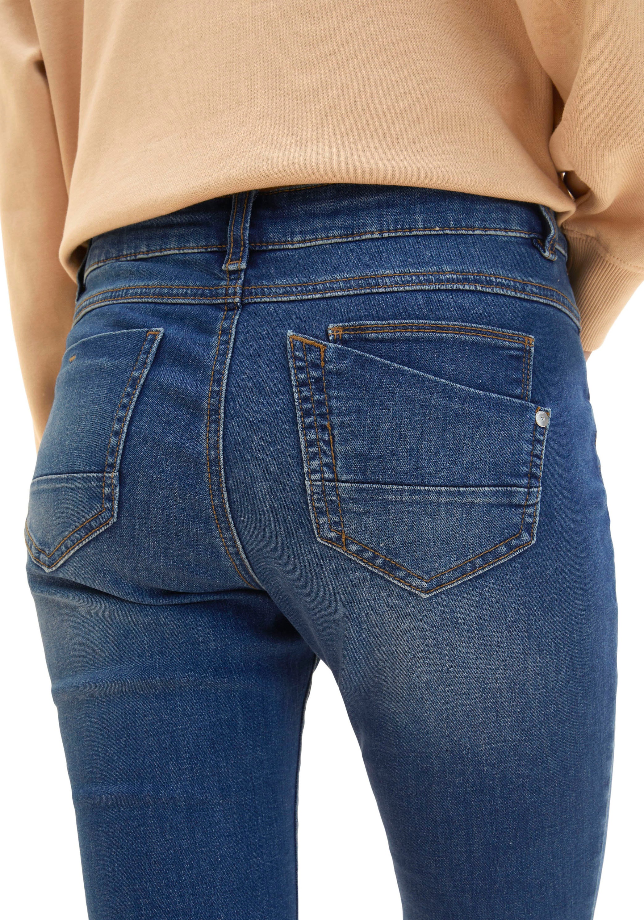 Tapered-fit-Jeans, besonderer mit Taschenlösung ♕ TOM bei TAILOR