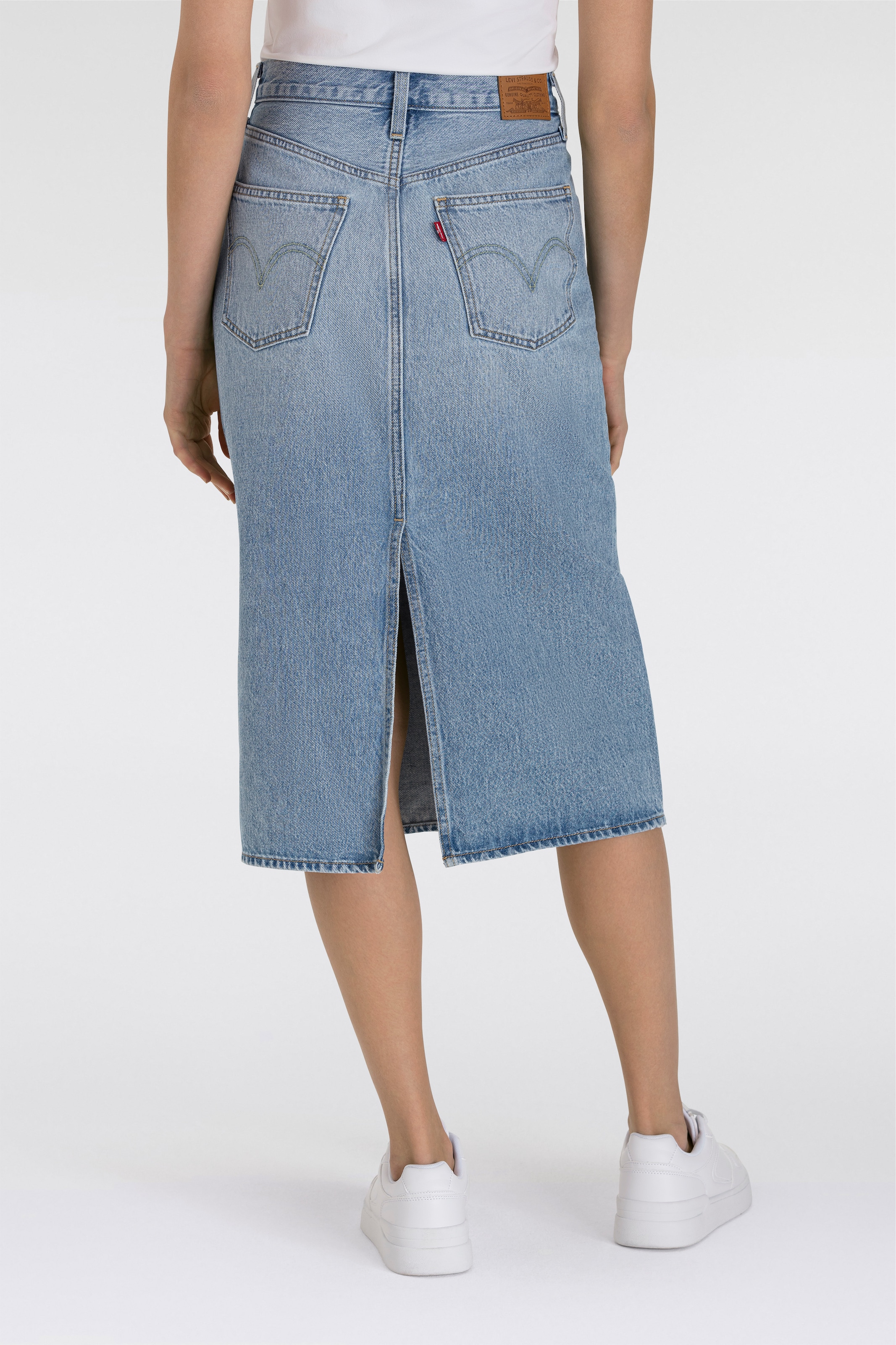 Levi's® Jeansrock »HR BACK SLIT SKIR«, mit Schlitz hinten
