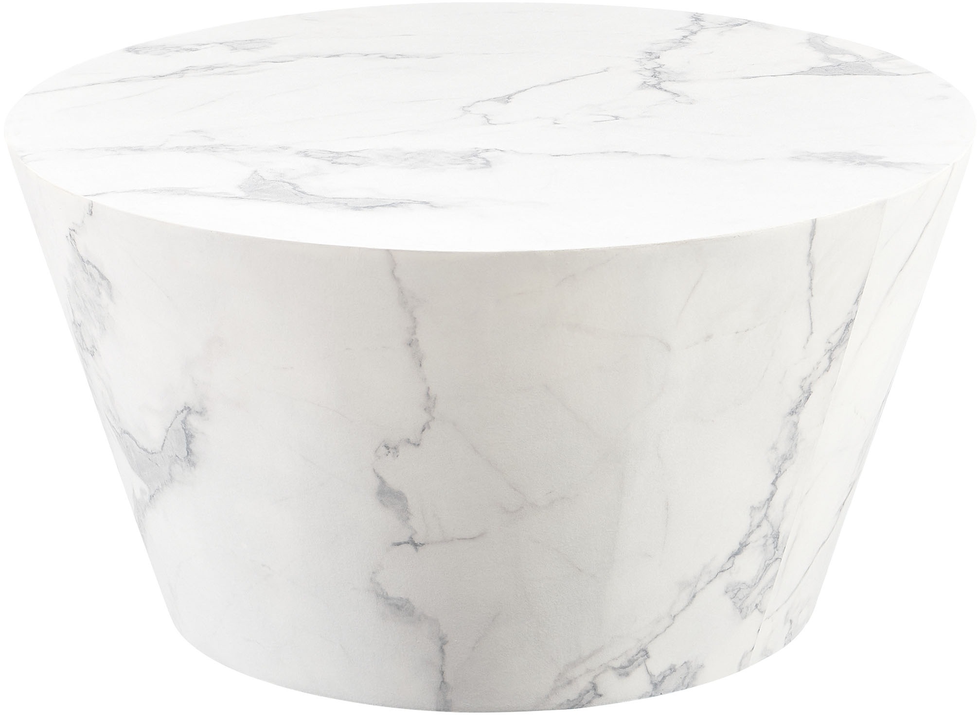 SalesFever Couchtisch "Coffeetable Wohhnzimmertisch im minimalistischen Stil" 1 Stk. tlg. foliert in Marmoroptik