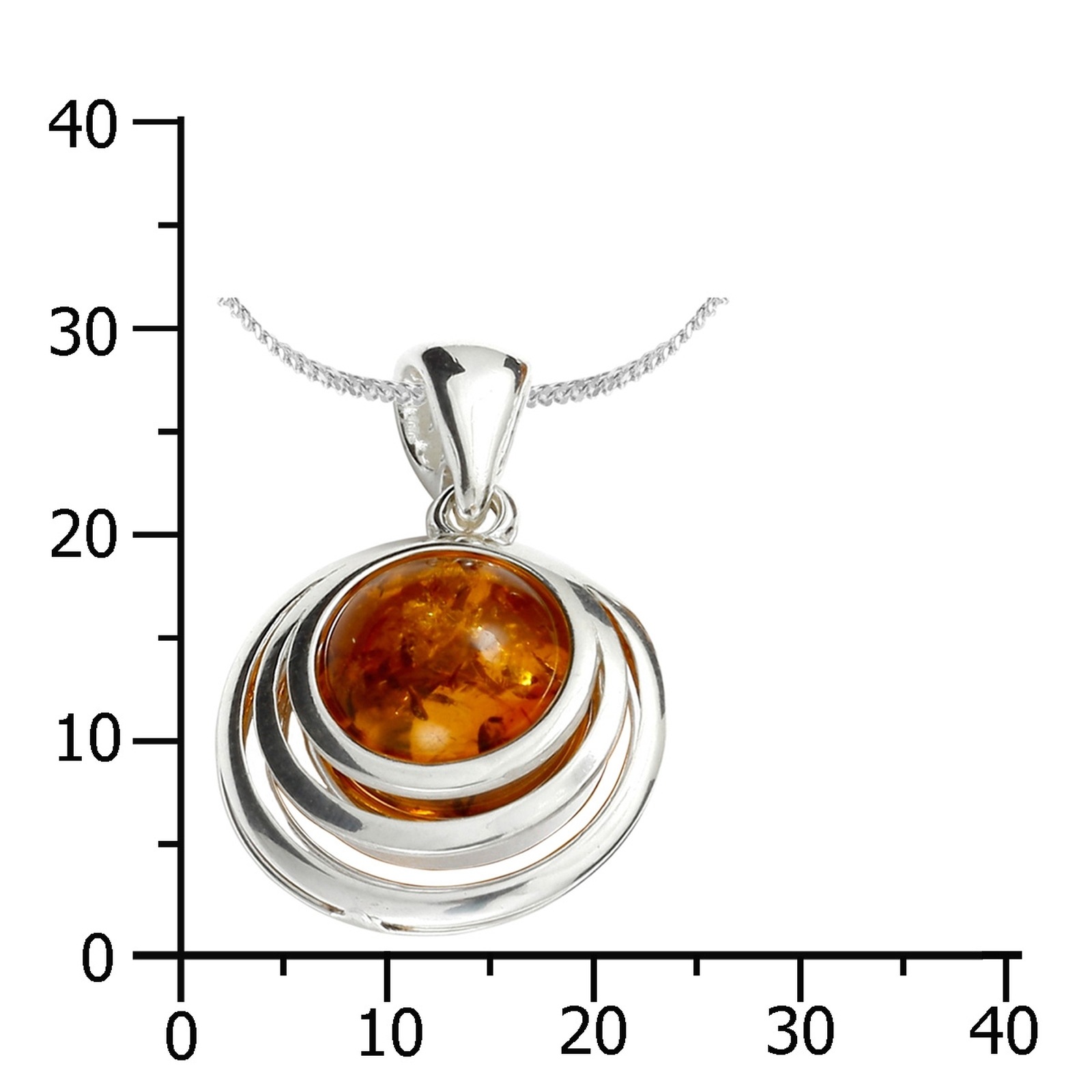 OSTSEE-SCHMUCK Kette mit Anhänger »Ostsee-Schmuck Kette mit Anhänger Fabienne«
