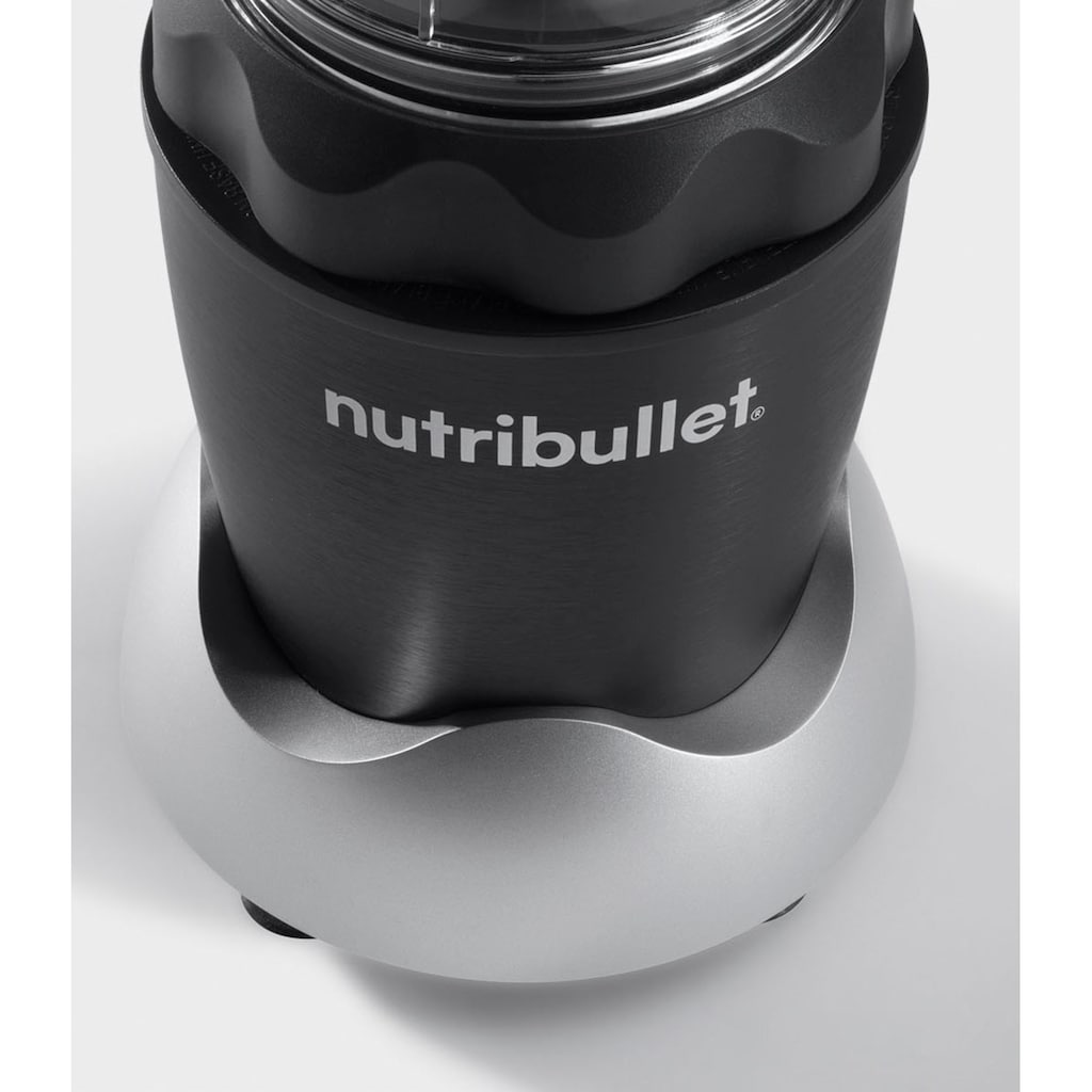 nutribullet Smoothie-Maker »NB100DG«, 1000 W, Standmixer, Multifunktionsmixer inkl. 2 To-Go Trinkbecher, Dunkelgrau