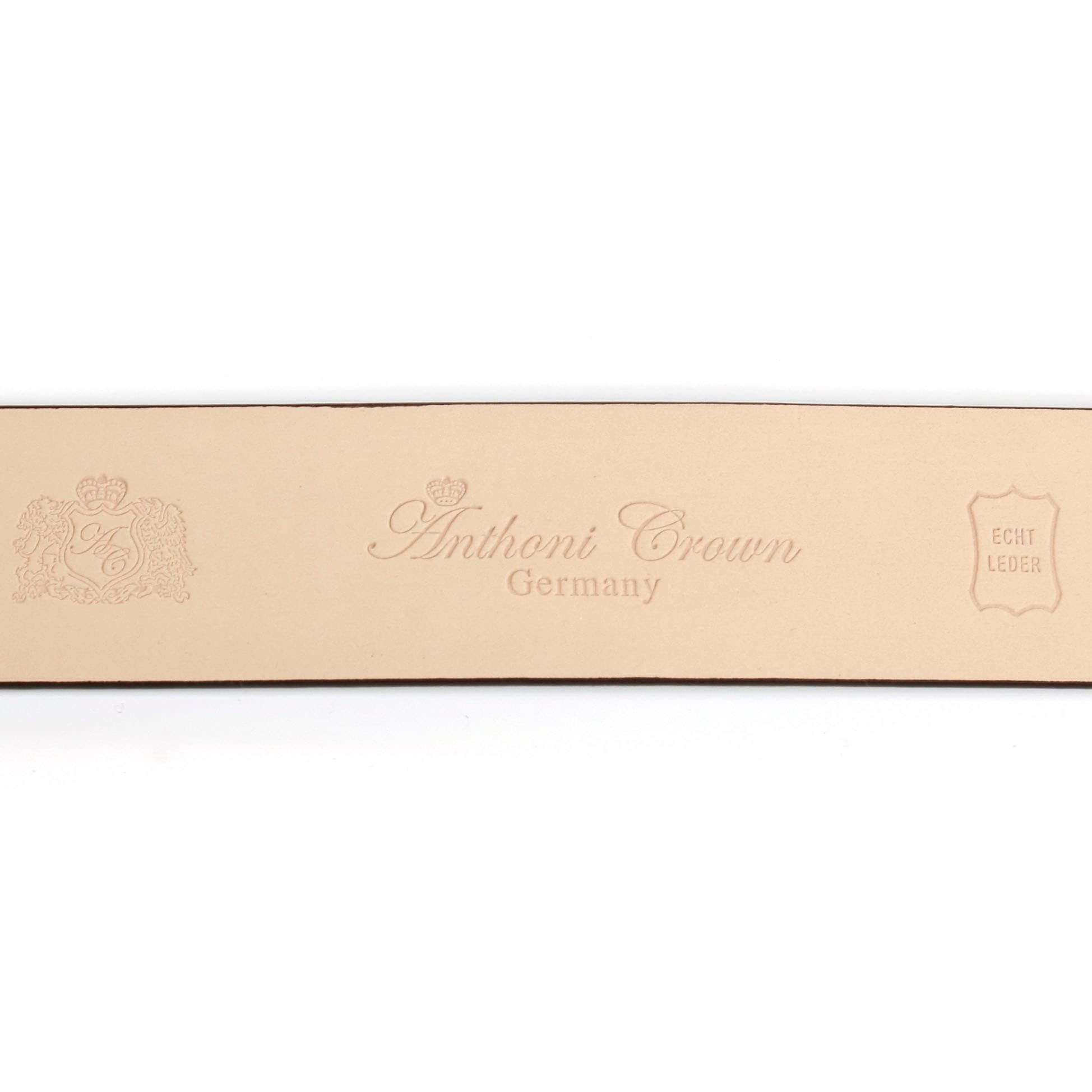 Anthoni Crown Ledergürtel, Eleganter Klassiker Rechnung bestellen mit auf schwarz in Glitzersteinen