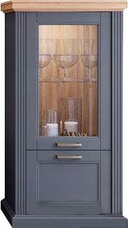 Home affaire Vitrine »Tara«, lackiert mit wasserbasiertem UV-Lack, Soft-Close-Funktion